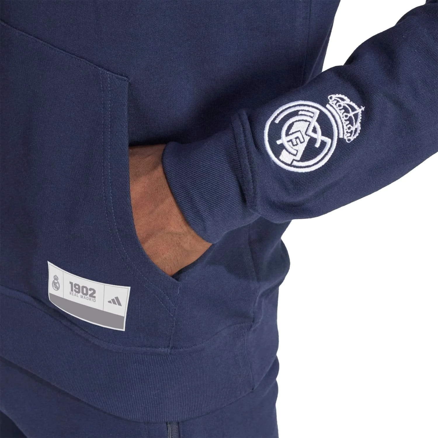 Mens adidas US Pack Hoodie 25/26 Navy - Image 5