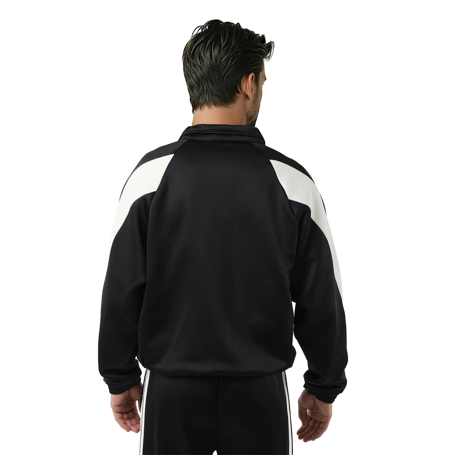 Mens adidas Stadium Tracksuit Jacket Black - Image 4