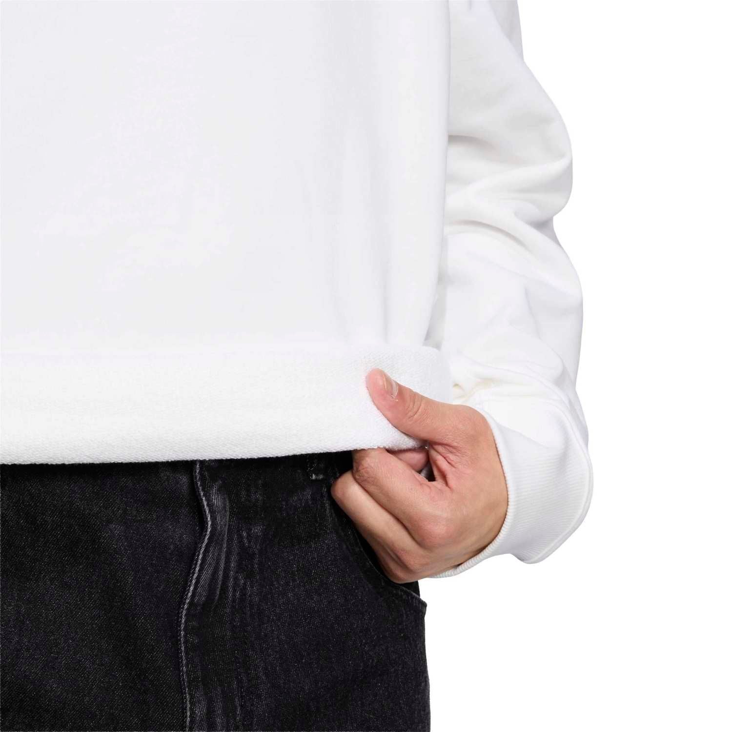 Mens adidas Originals LFSTLR Sweatshirt 25/26 White - Image 4