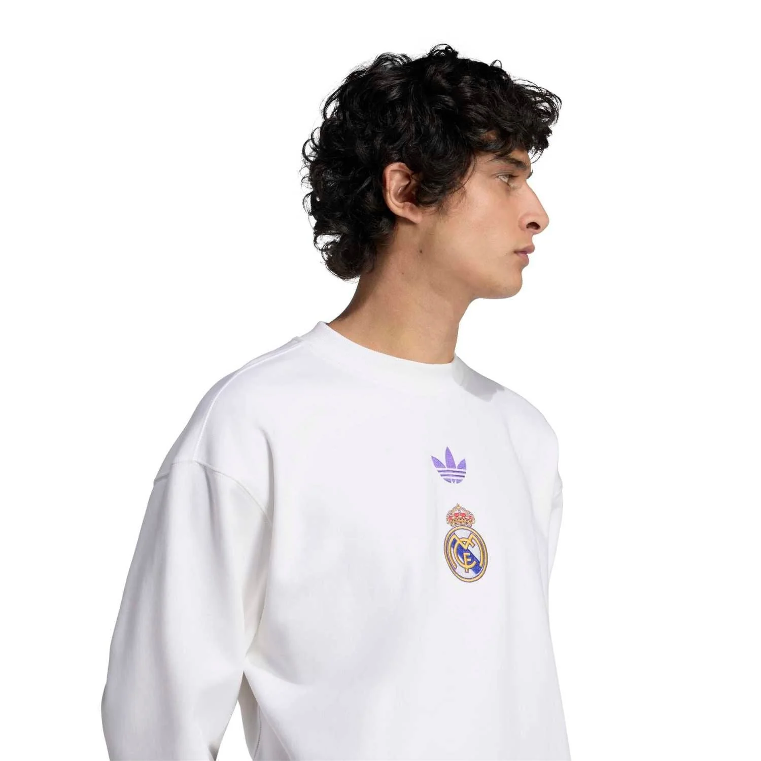 Mens adidas Originals LFSTLR Sweatshirt 25/26 White - Image 6