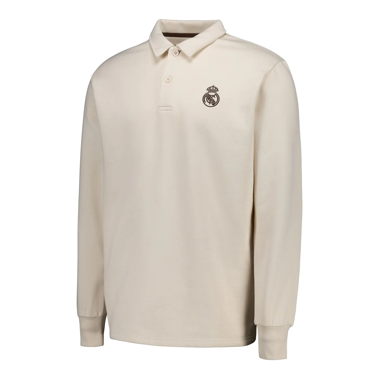 Men’s Classic Beige Polo Sweatshirt - Image 3