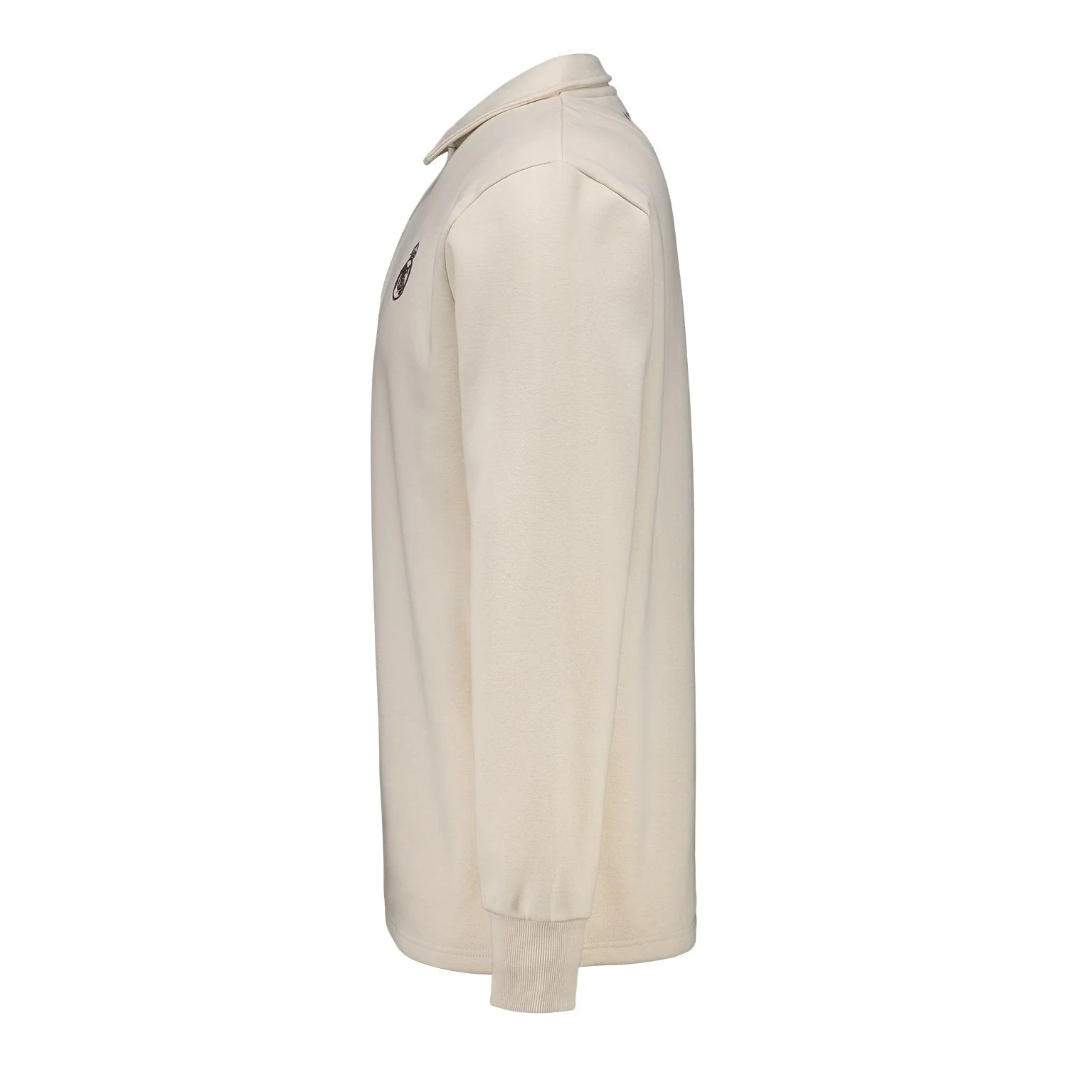 Men’s Classic Beige Polo Sweatshirt - Image 5