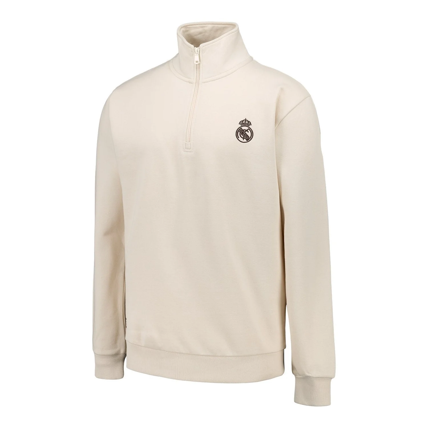 Men’s Beige Classic Zip Sweatshirt - Image 5