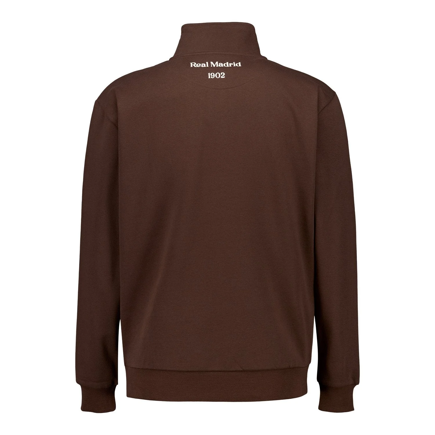 Men’s Classic Brown Zip-Up Sweatshirt - Image 3