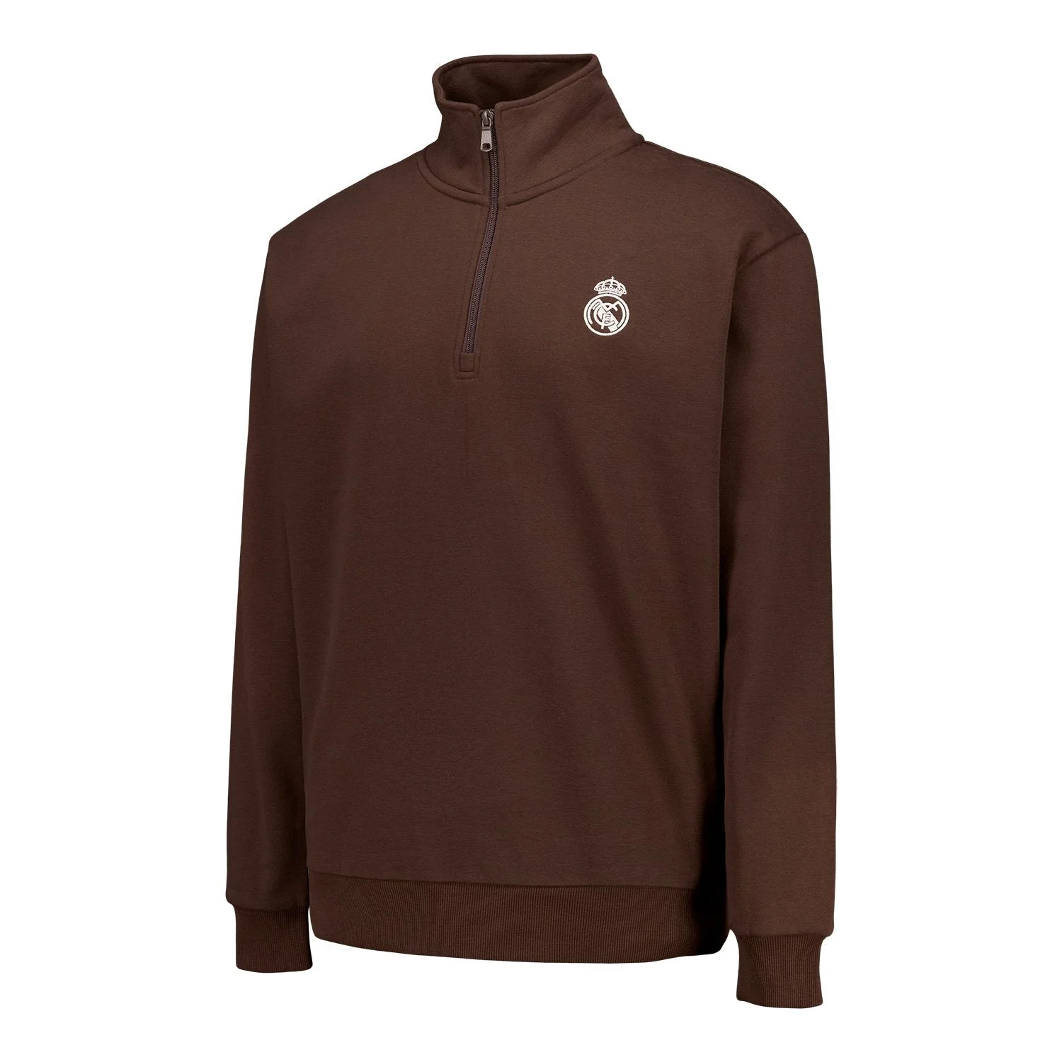 Men’s Classic Brown Zip-Up Sweatshirt - Image 4