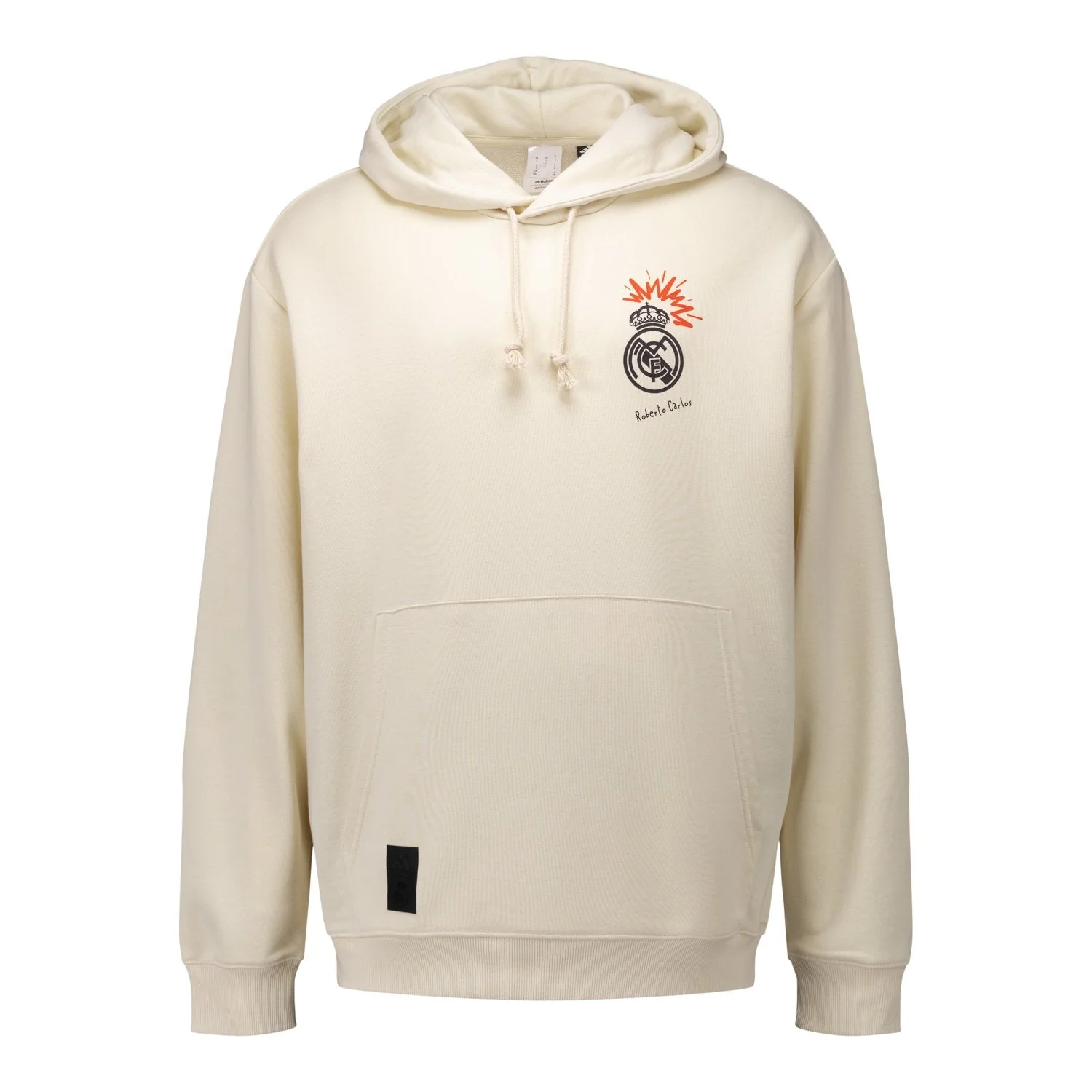 Mens Hoodie Roberto Carlos adidas Magic Moments Beige - Image 2