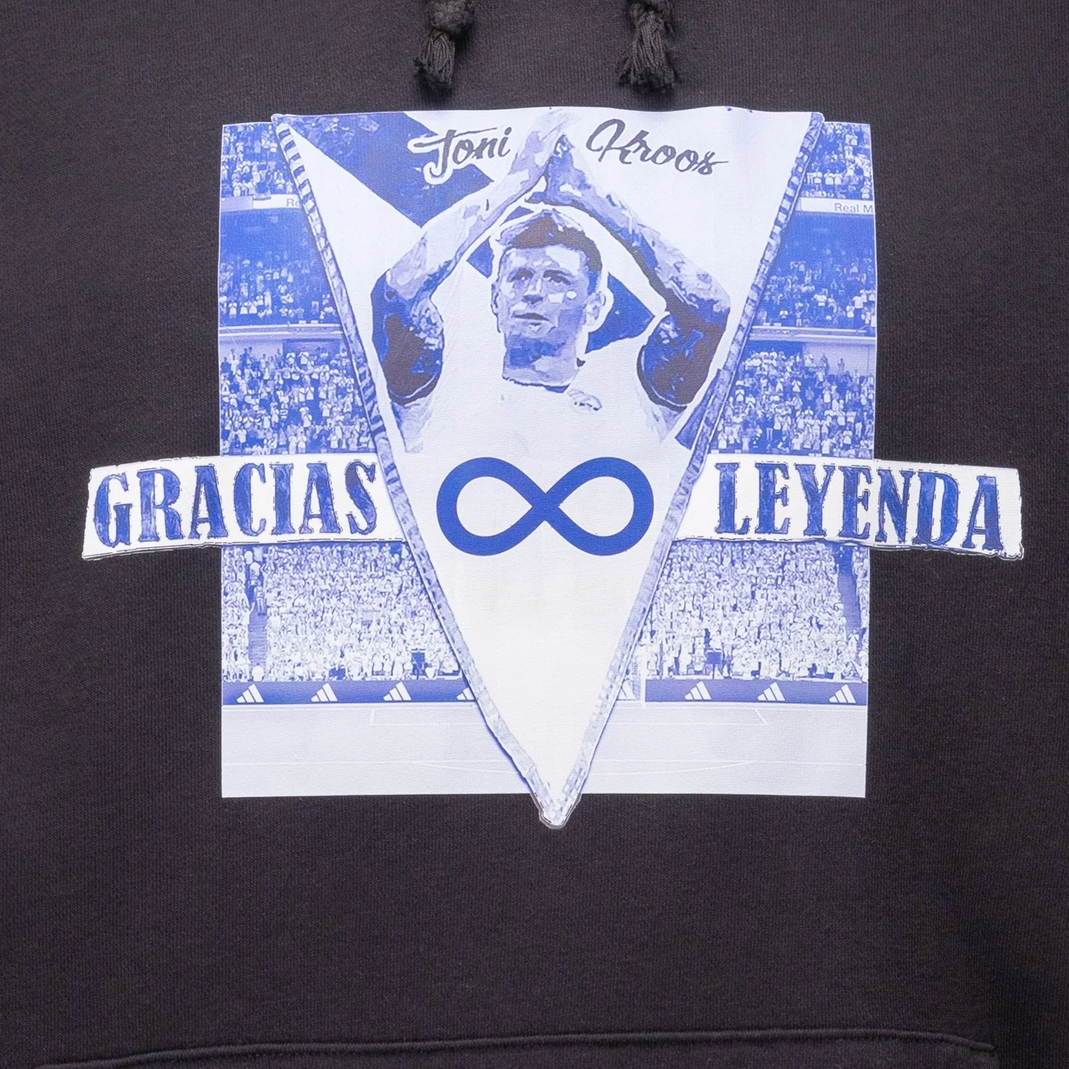 Mens Hoodie Kroos adidas Magic Moments Black - Image 4