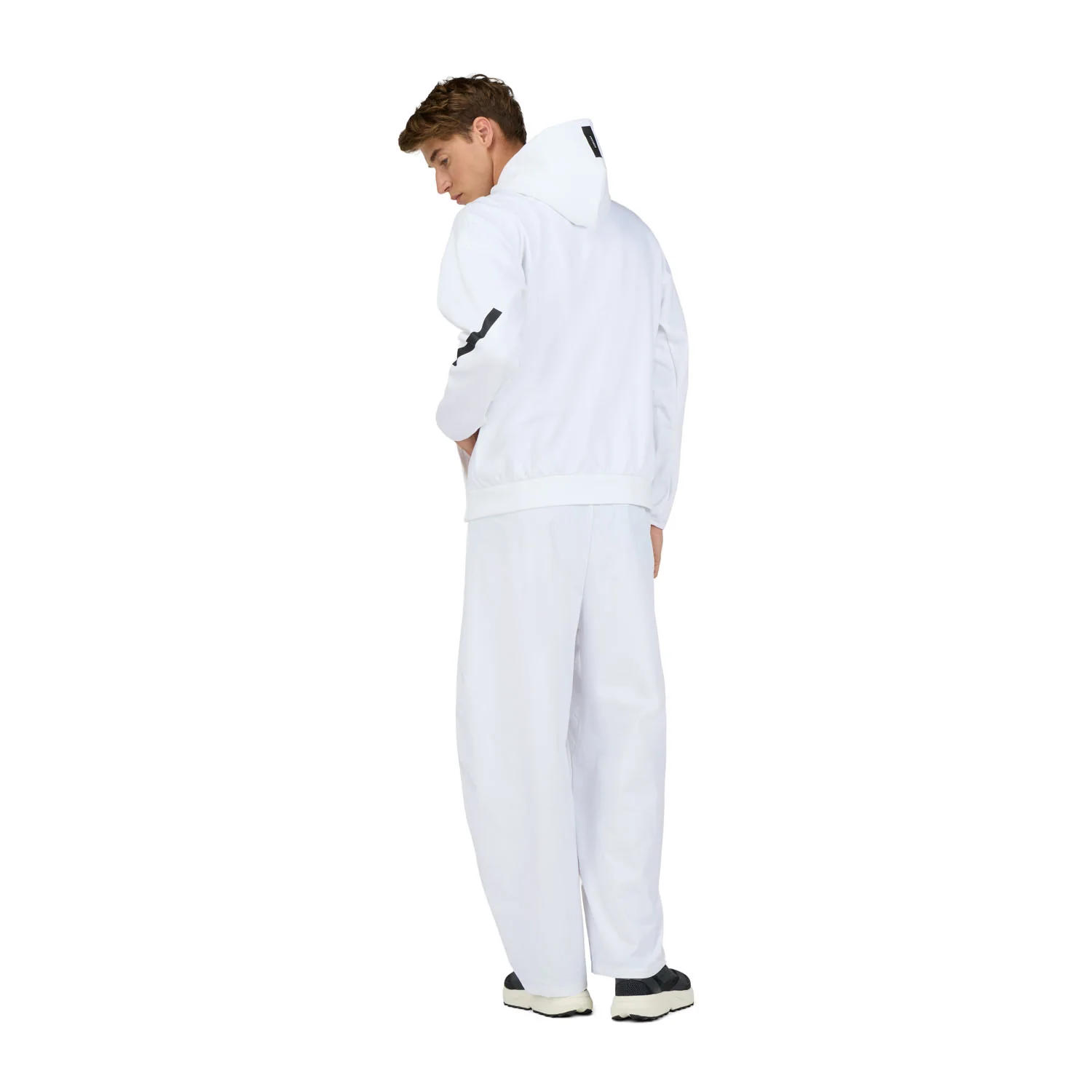 Mens adidas Real Urban Z.N.E. Woven Track Top White - Image 5
