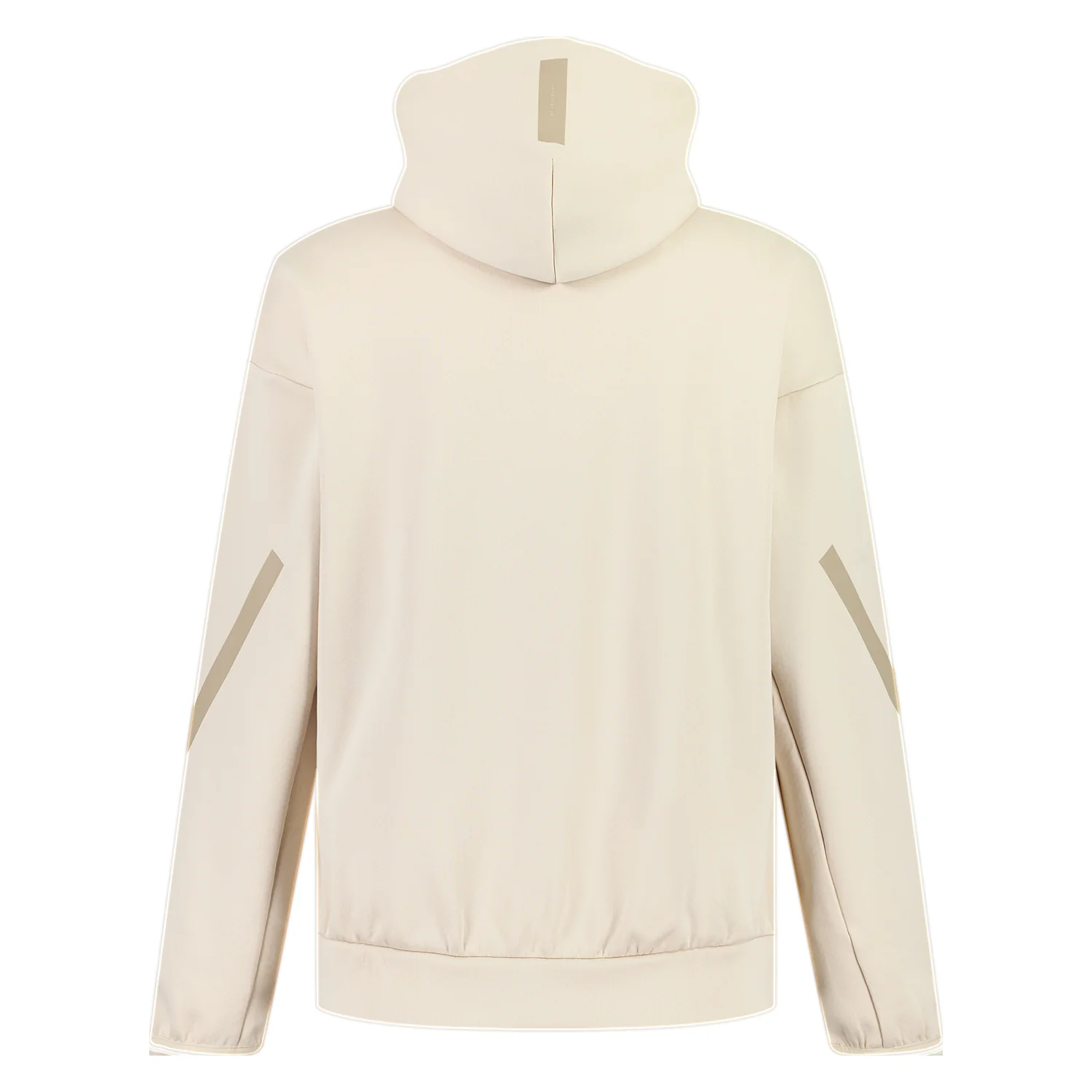 Mens adidas Real Urban Z.N.E. Full Zip Hoodie Beige - Image 2