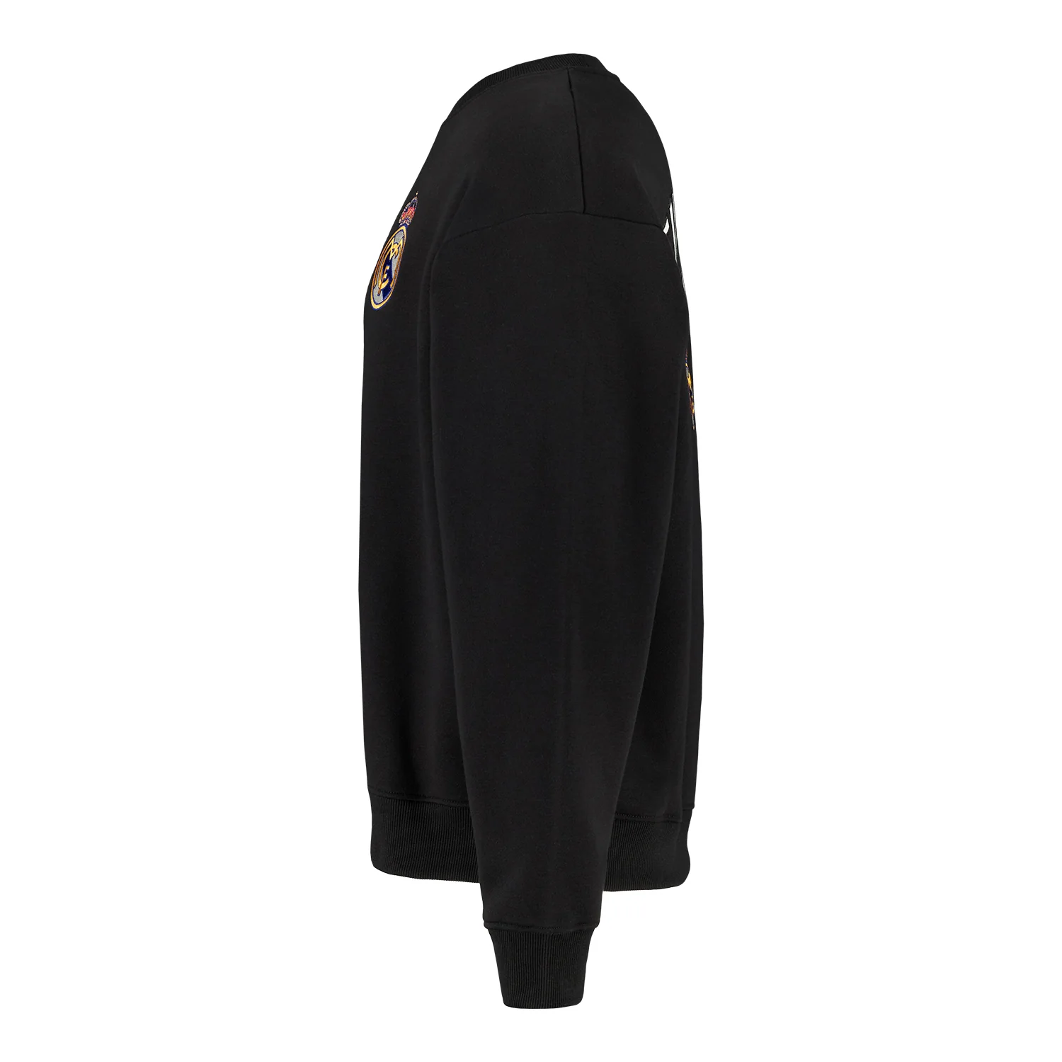 Mens Collegiate Sweatshirt Black - Image 3
