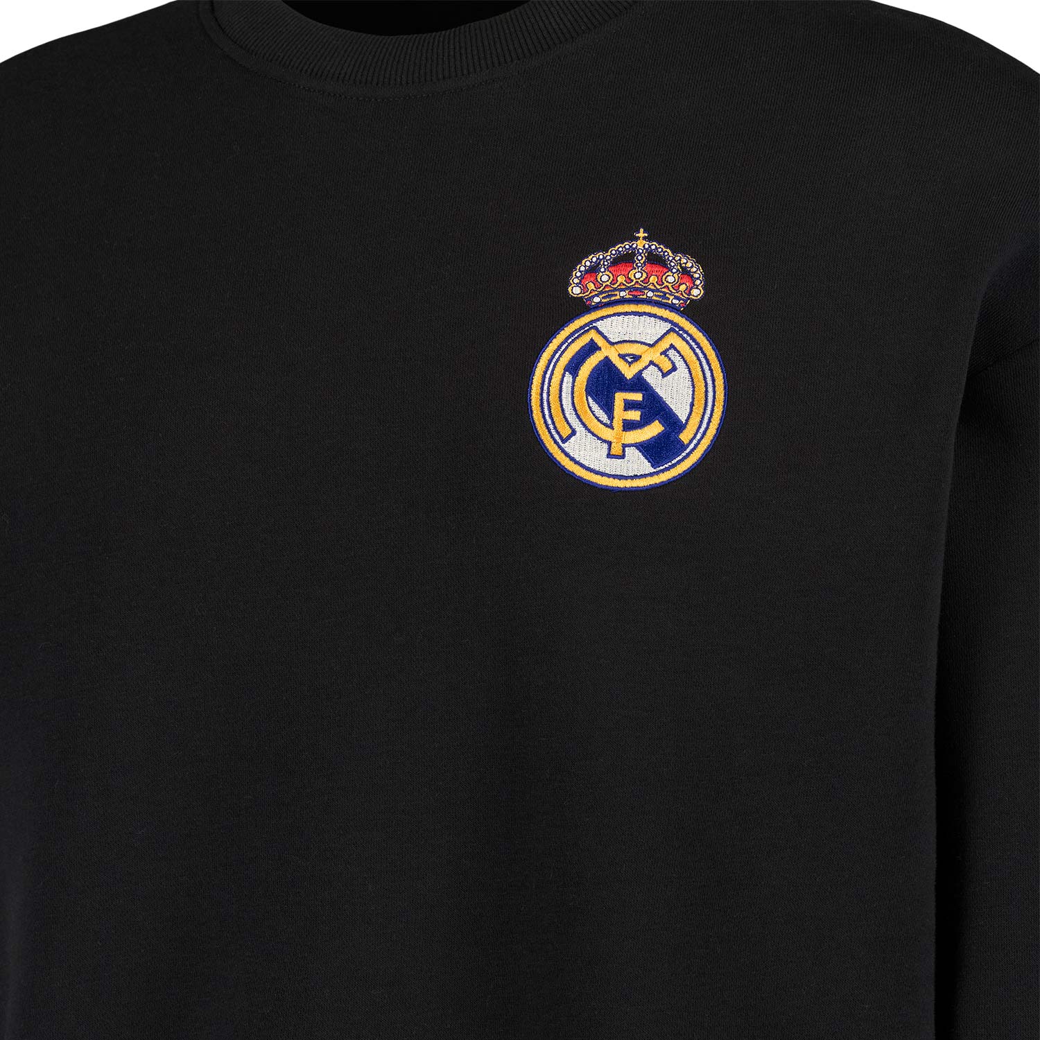 Mens Collegiate Sweatshirt Black - Image 4