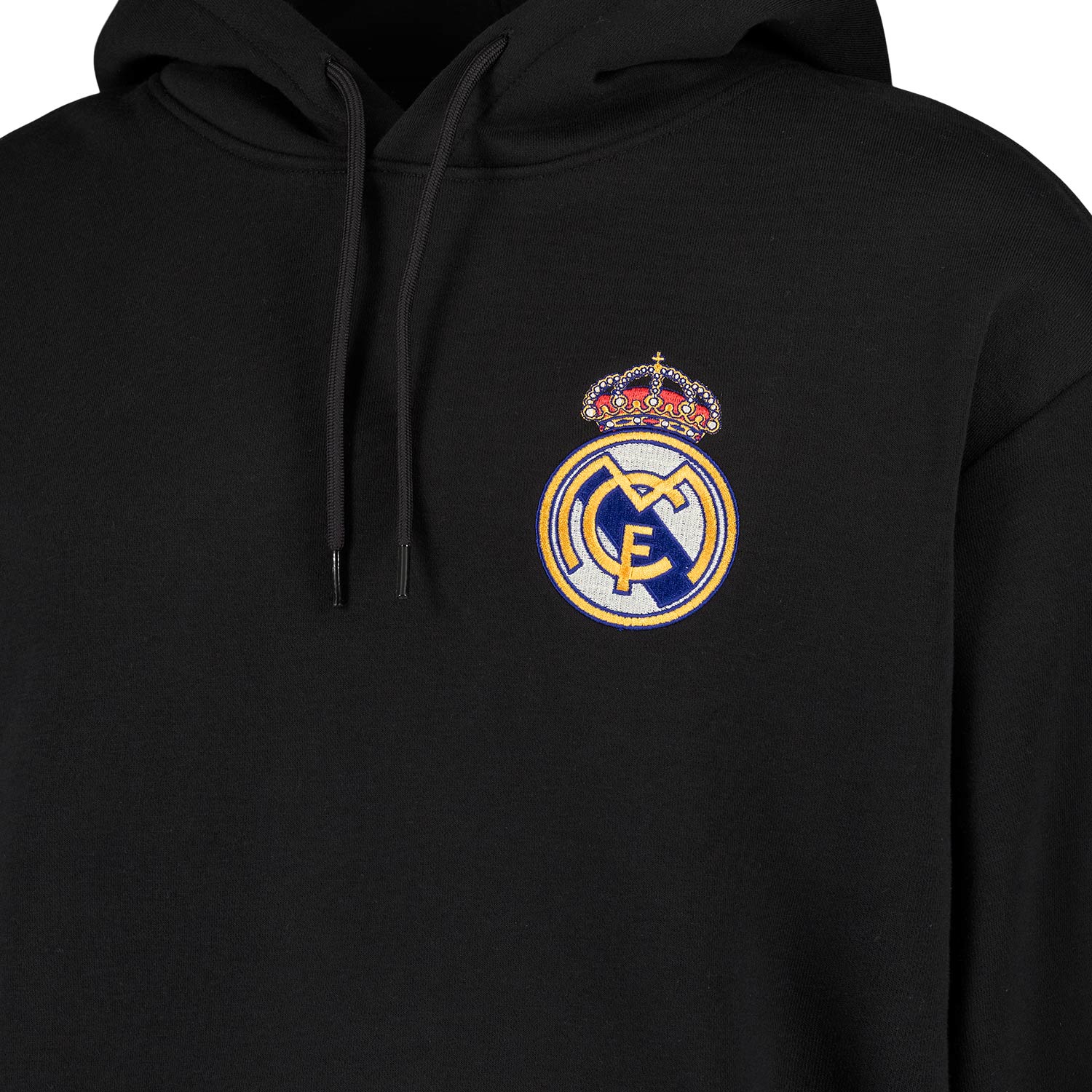 Mens Collegiate Hoodie Black - Image 3