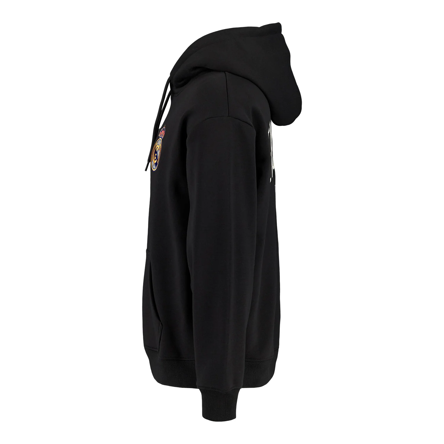 Mens Collegiate Hoodie Black - Image 4
