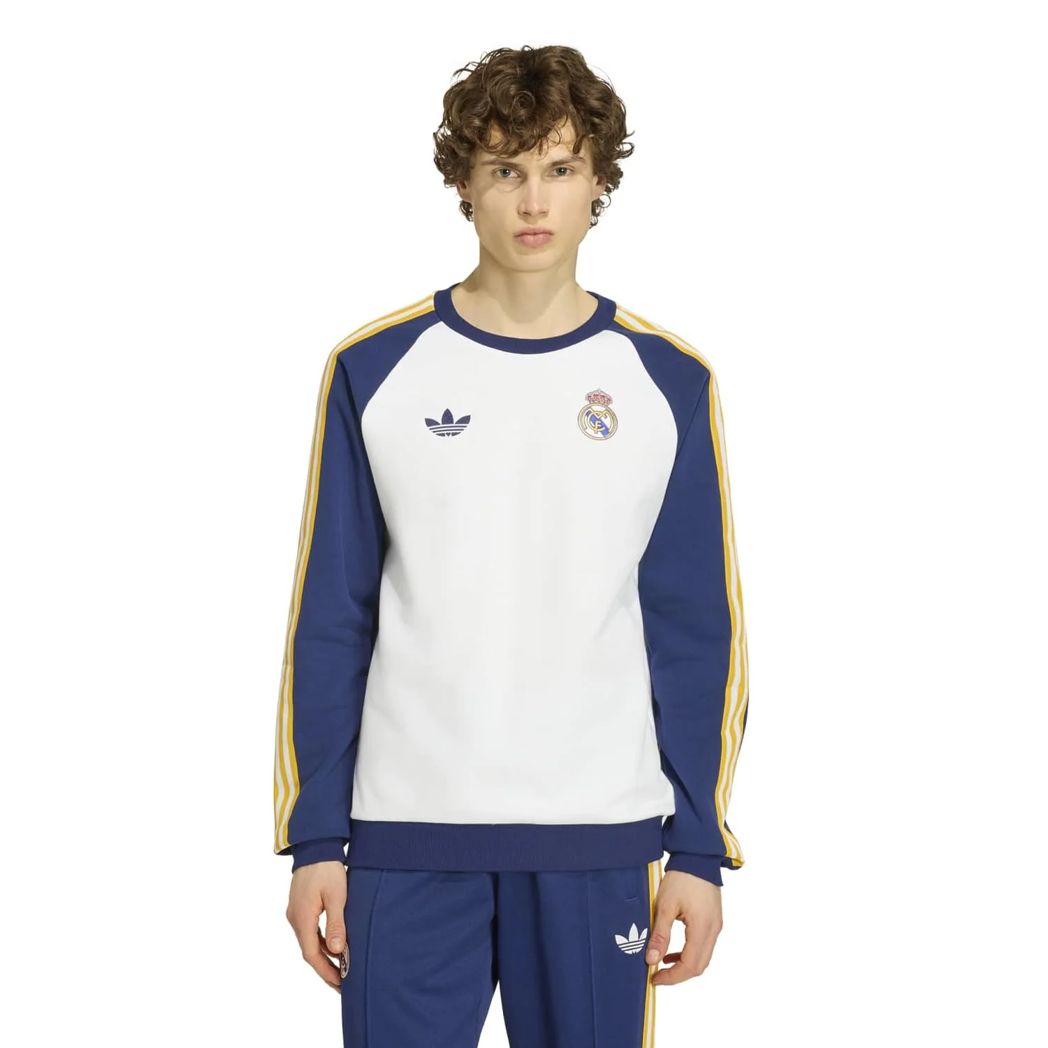 Mens Sweatshirt adidas Originals 25/26 White - Image 2