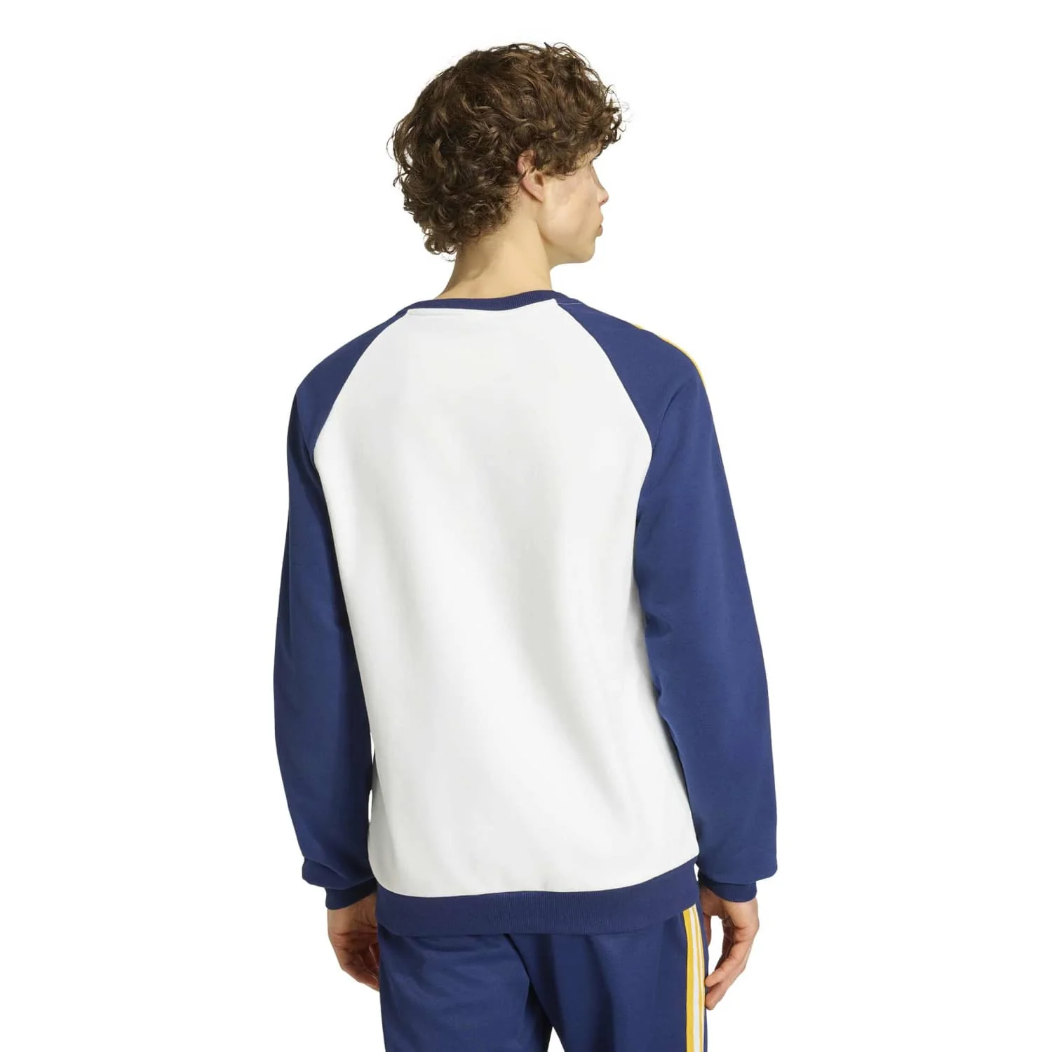 Mens Sweatshirt adidas Originals 25/26 White - Image 3