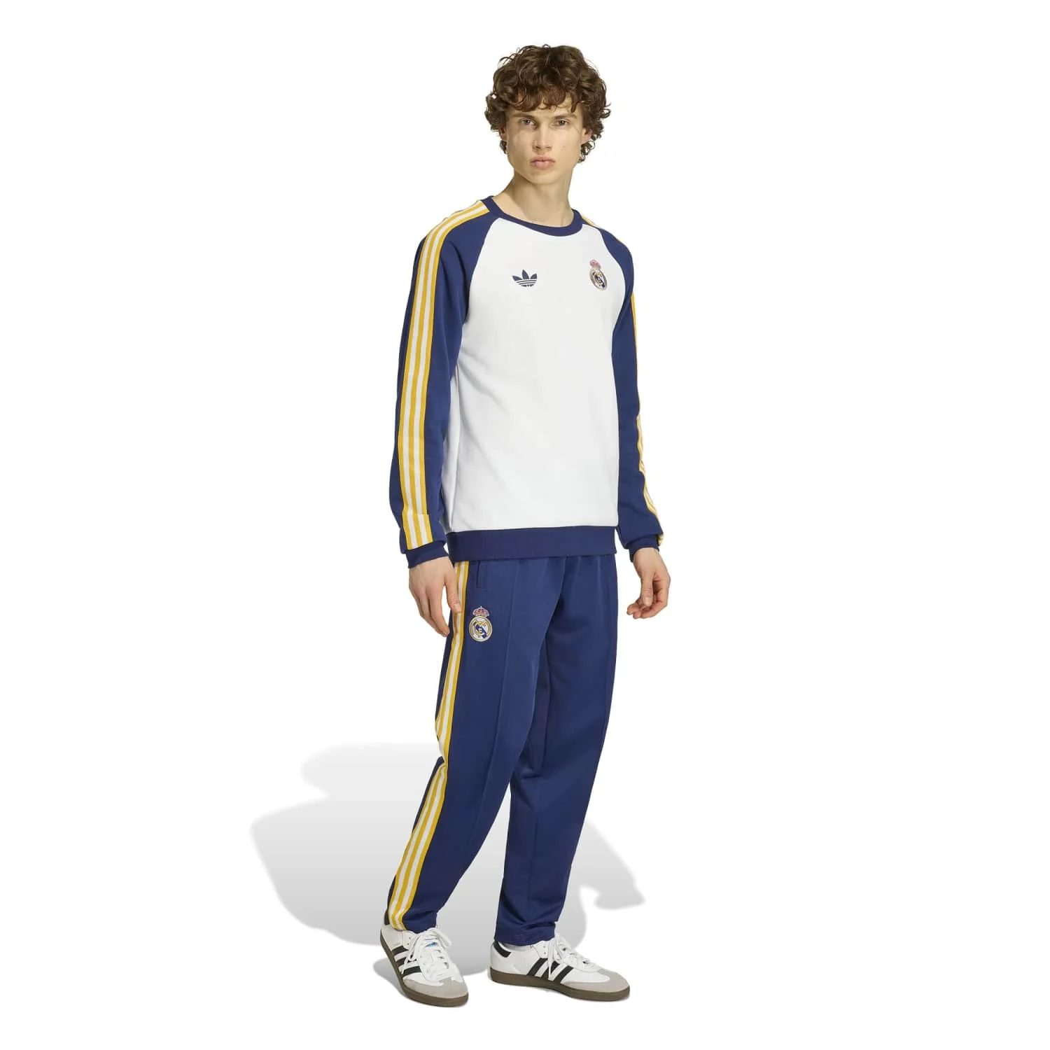 Mens Sweatshirt adidas Originals 25/26 White - Image 4