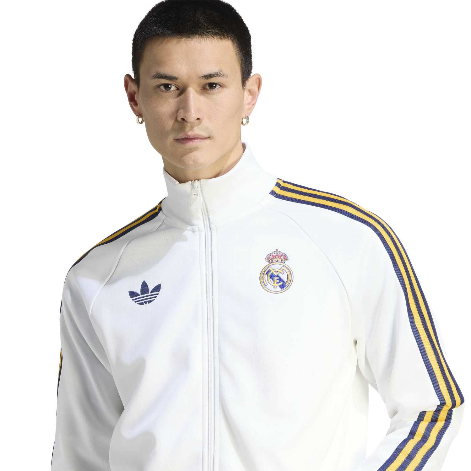 Mens Tracksuit Jacket adidas Originals 25/26 White - Image 5