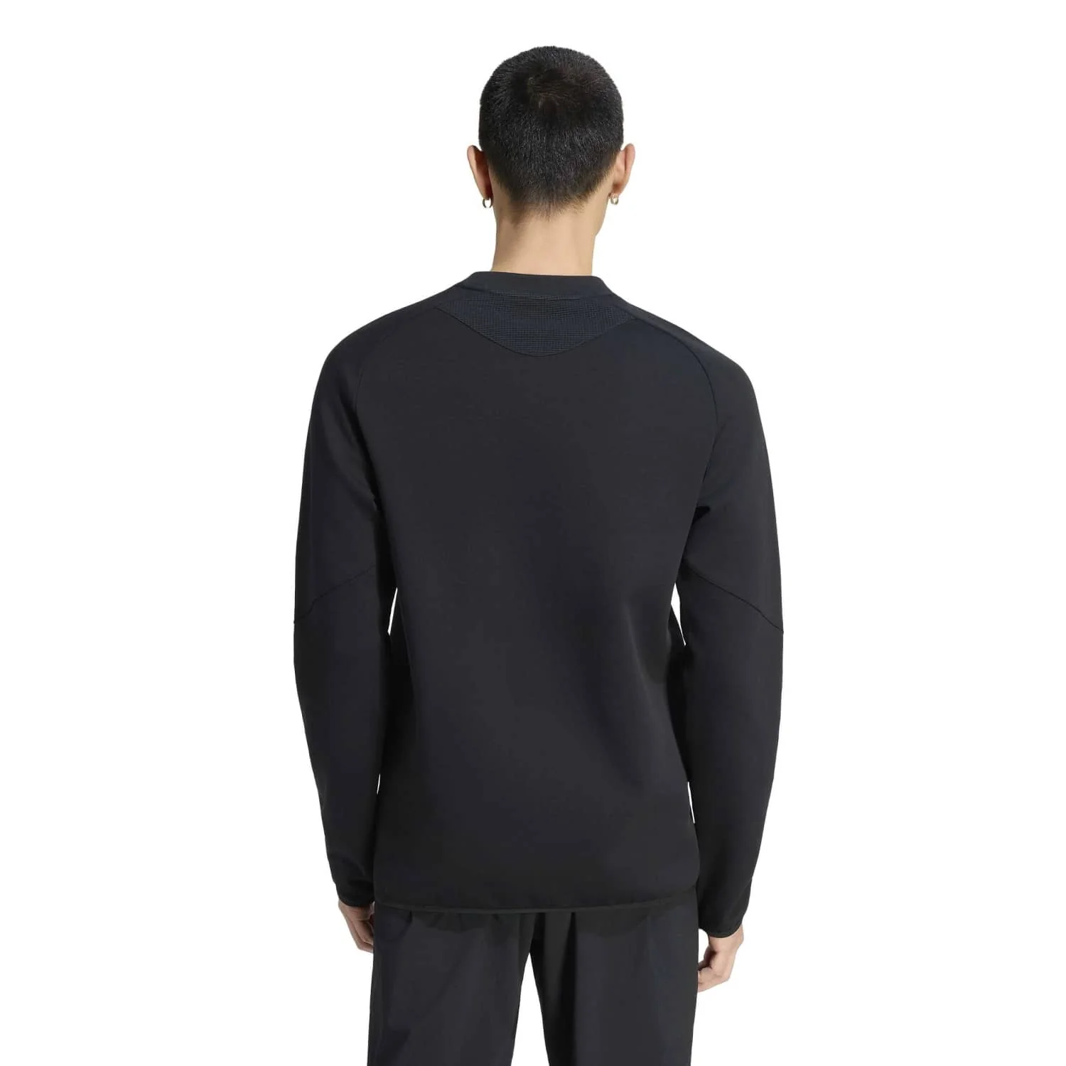 Mens adidas Tiro Travel 25/26 Black Sweatshirt - Image 3