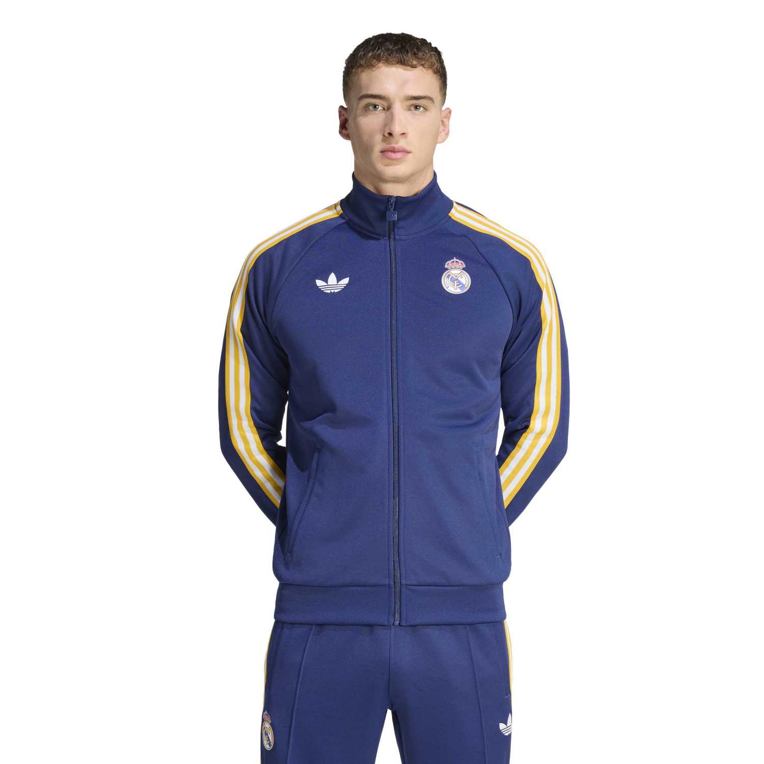 Mens Tracksuit Jacket adidas Originals 25/26 Navy Blue - Image 2