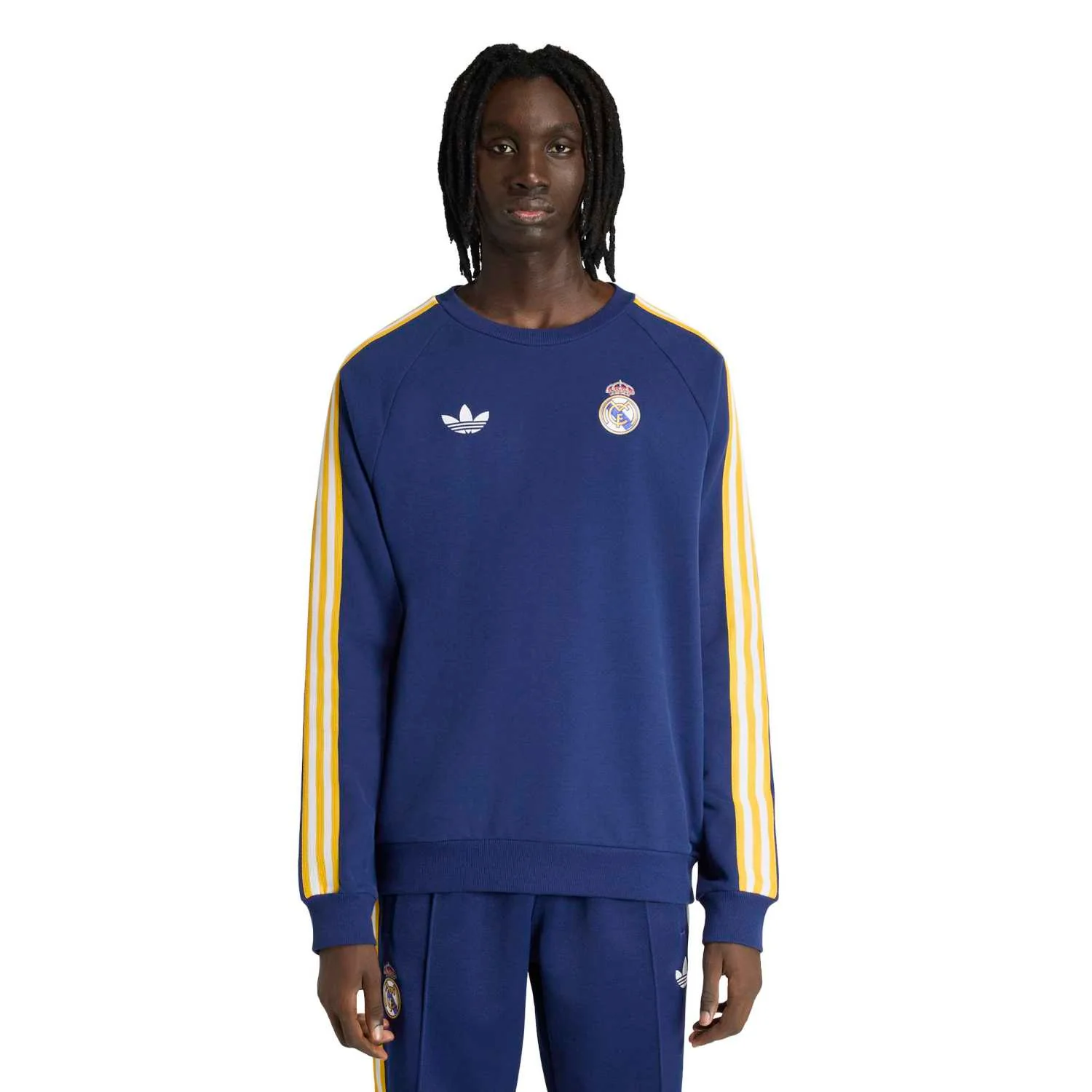 Mens Sweatshirt adidas Originals 25/26 Navy Blue - Image 2
