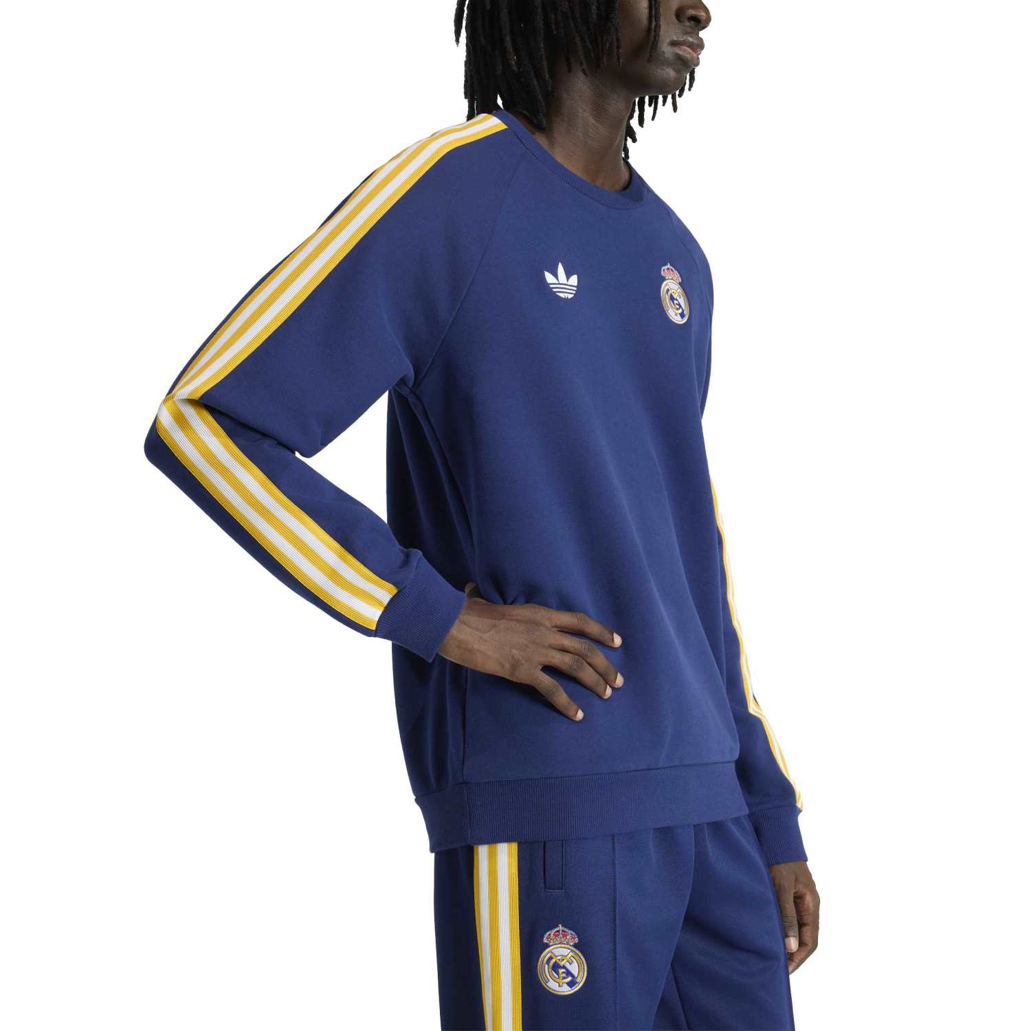 Mens Sweatshirt adidas Originals 25/26 Navy Blue - Image 7