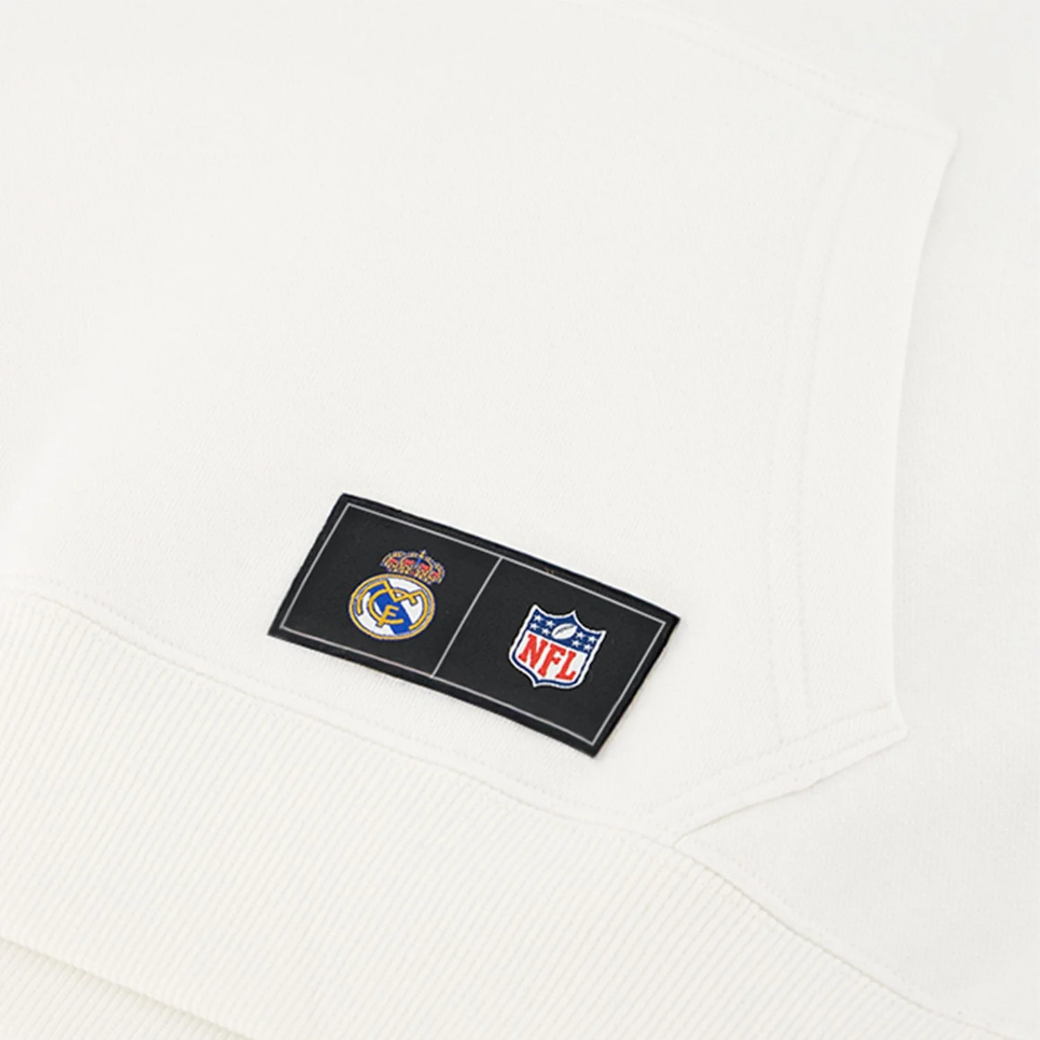 Mens Real Madrid x NFL Hoodie White - Image 4
