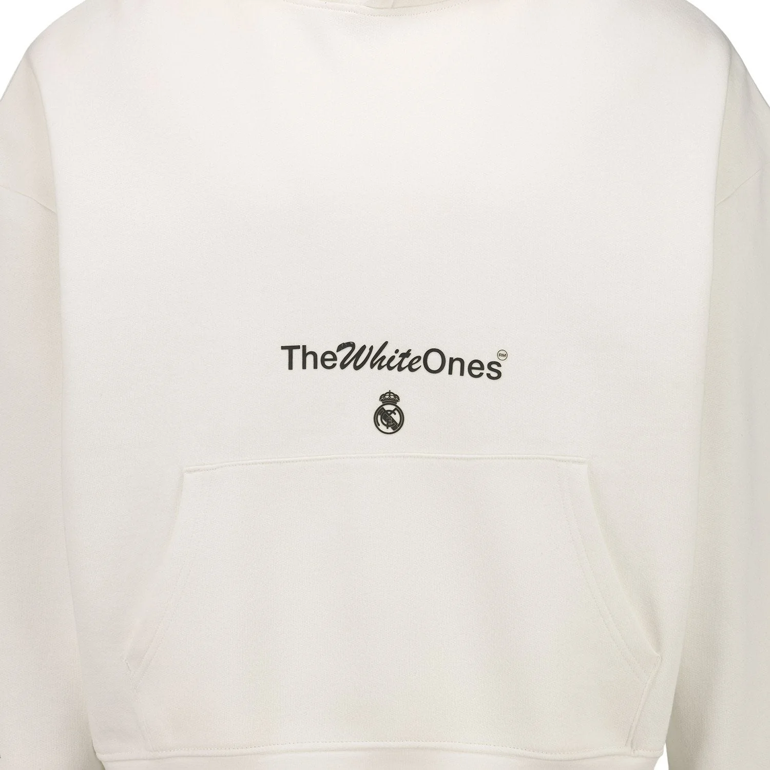 Mens The White Ones Graphic Hoodie White - Image 3