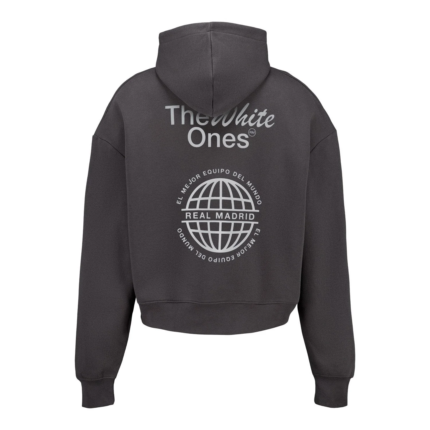 Mens The White Ones Graphic Hoodie Black - Image 3
