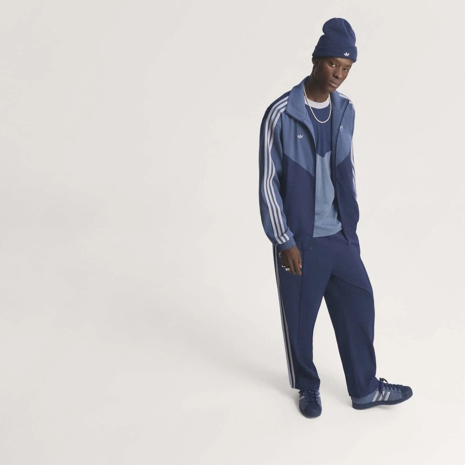 Mens adidas Track Top Jude Bellingham Navy - Image 3