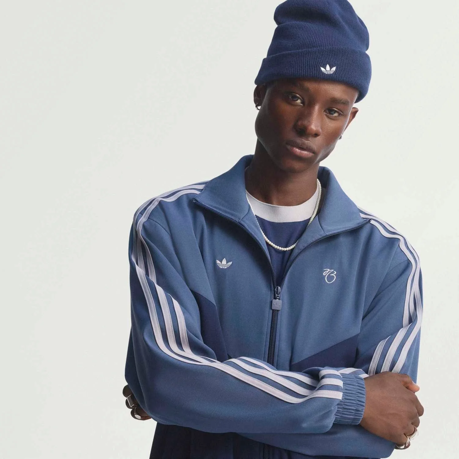 Mens adidas Track Top Jude Bellingham Navy - Image 5