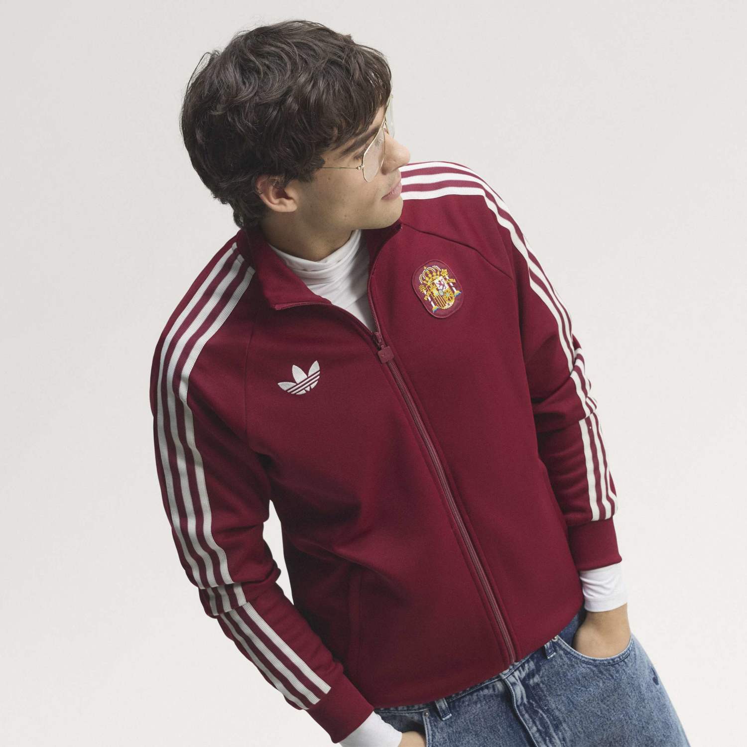 Spain Mens adidas Originals Tracksuit Jacket World Cup 2026 - Image 8