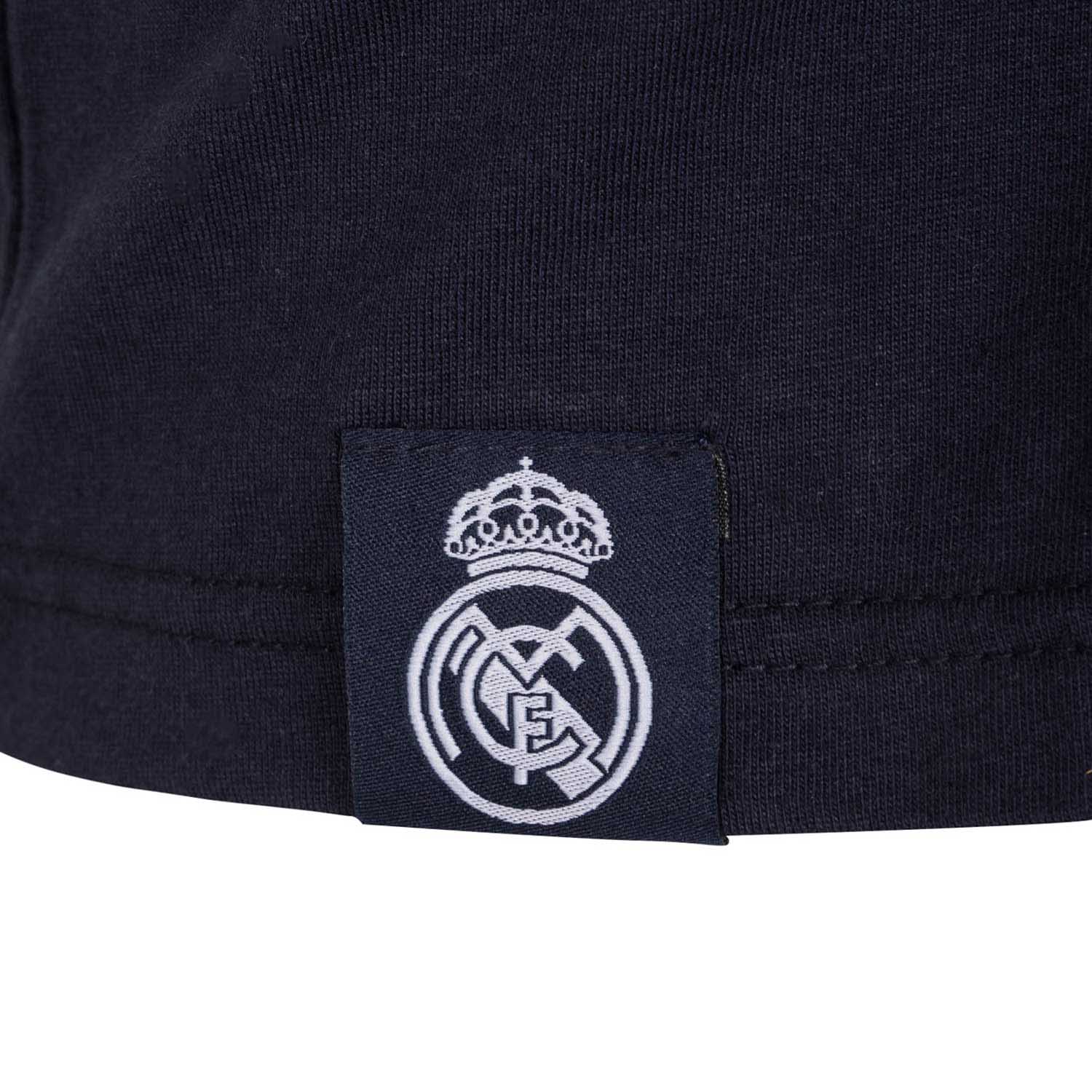 Mens Essentials Color Crest T-Shirt Navy - Image 4