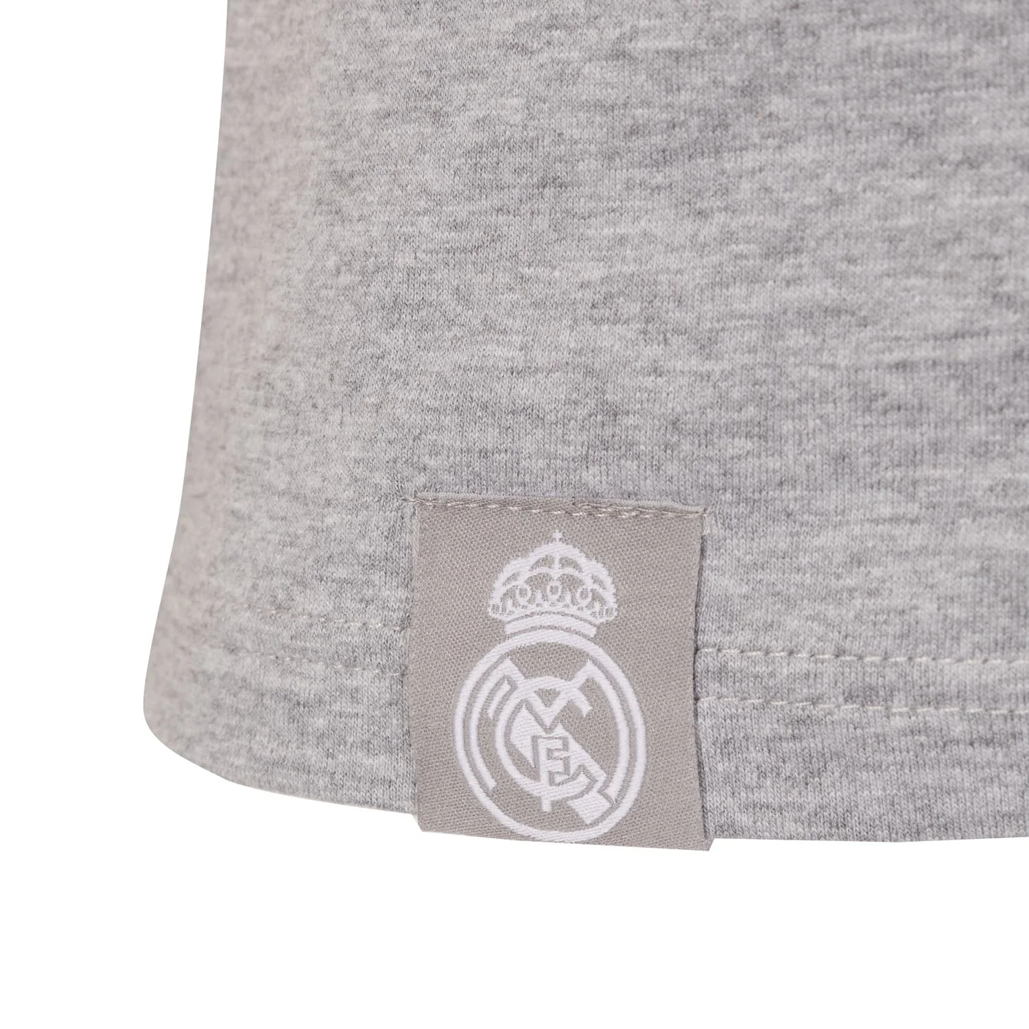Mens Essentials Color Crest T-Shirt Light Grey - Image 4