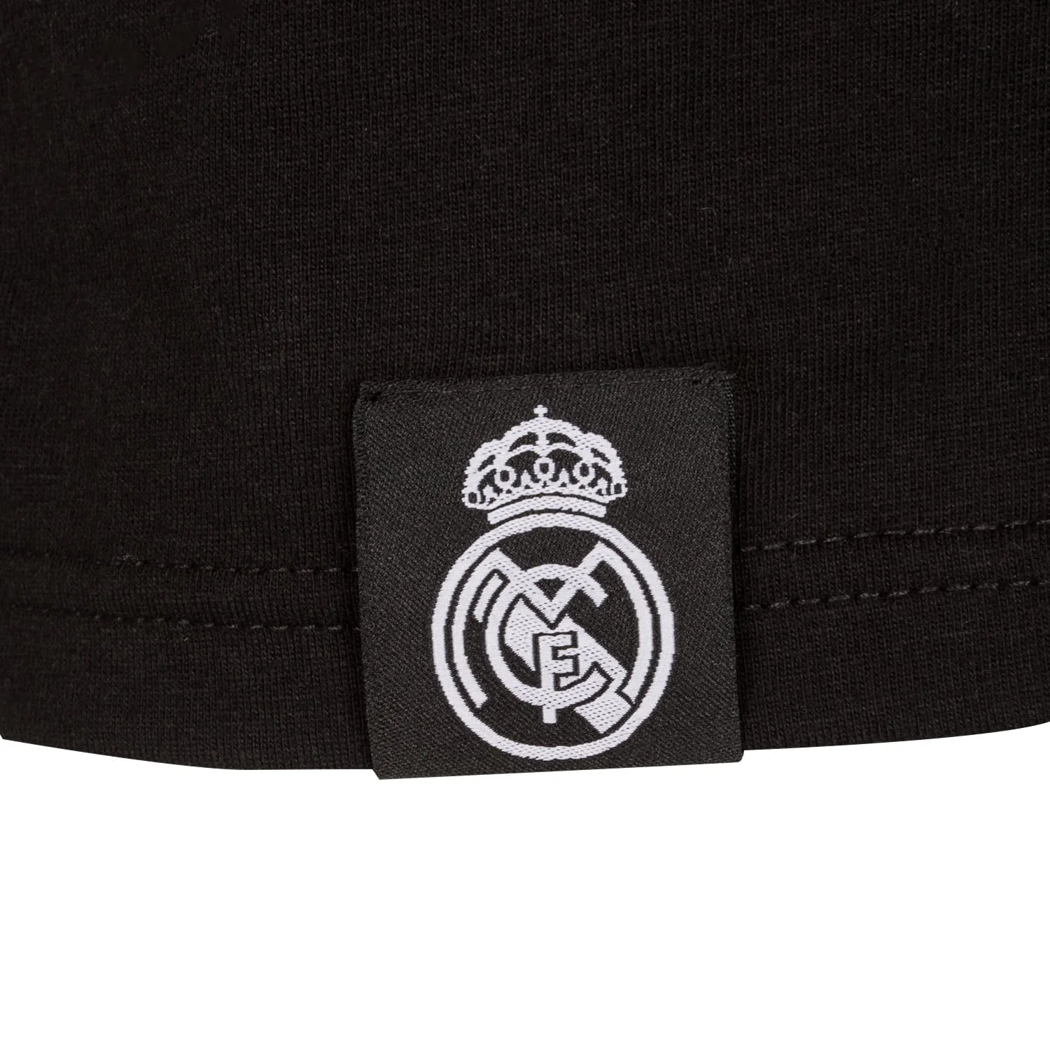 Mens Essentials Color Crest T-Shirt Black - Image 4