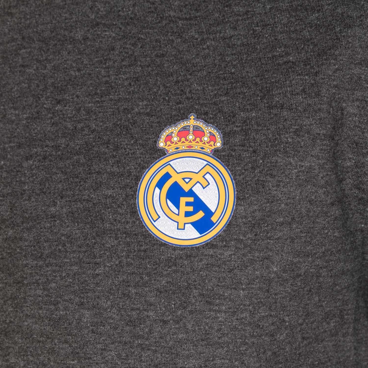 Mens Essentials Color Crest T-Shirt Dark Grey - Image 4