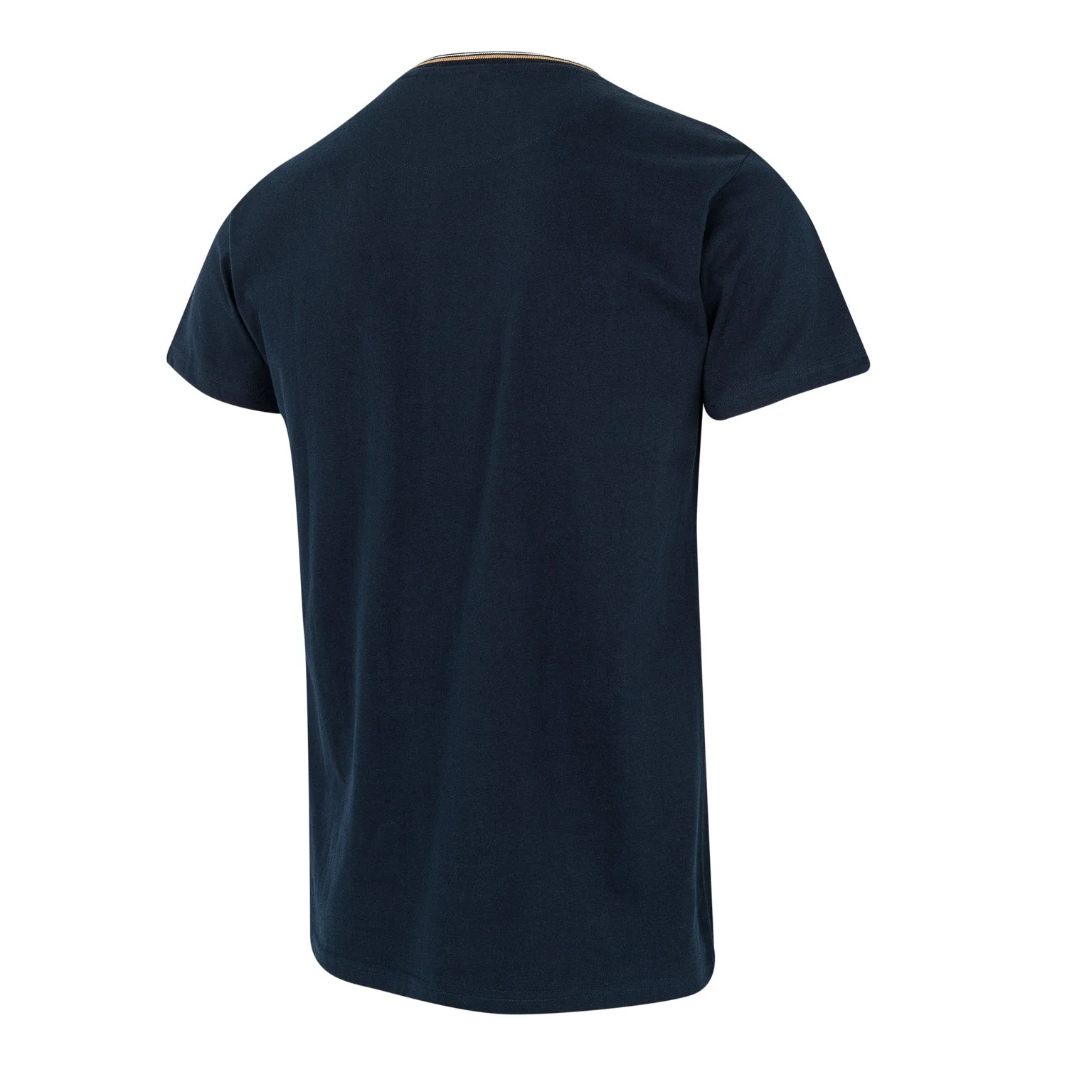 Mens Text T-Shirt Navy/Green - Image 2