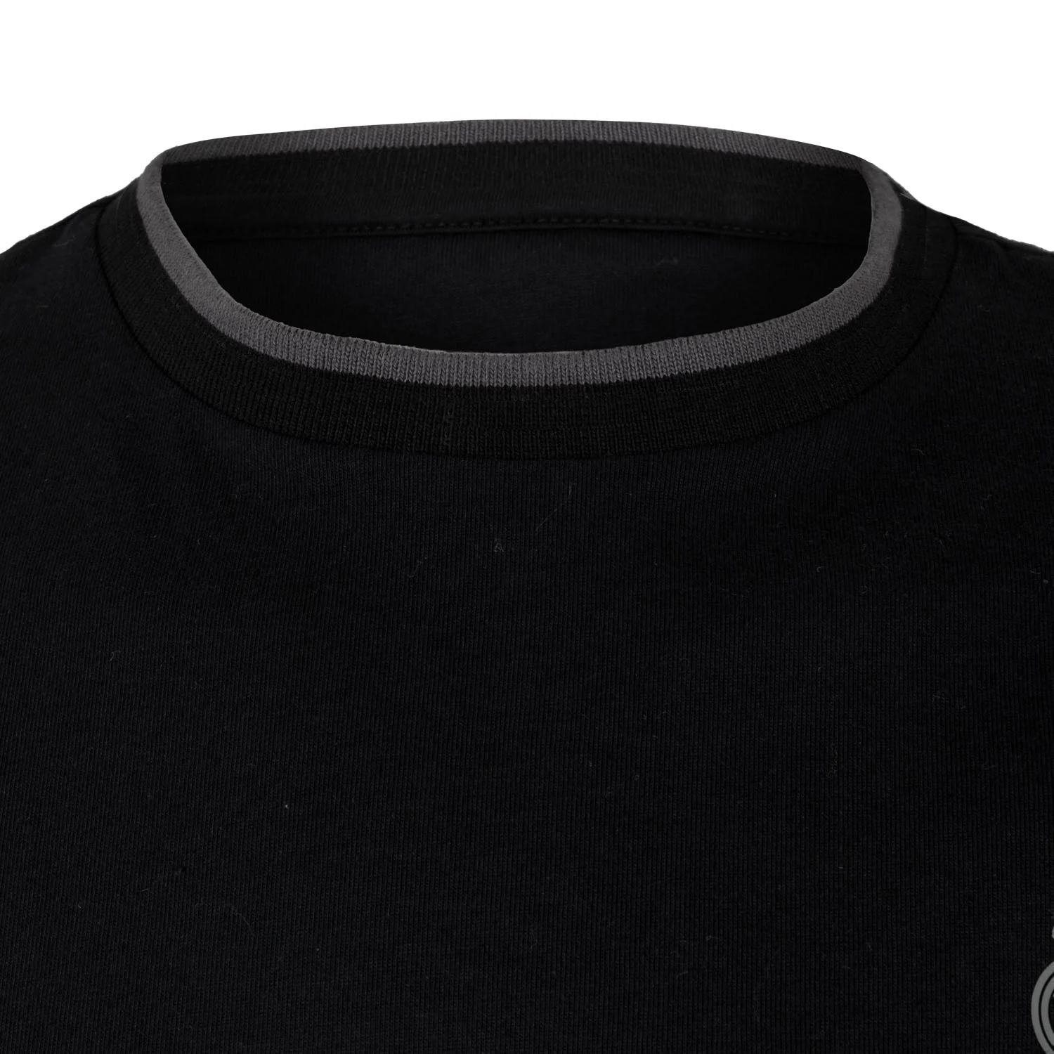 Mens Signature Crew Neck T-Shirt Black - Image 3