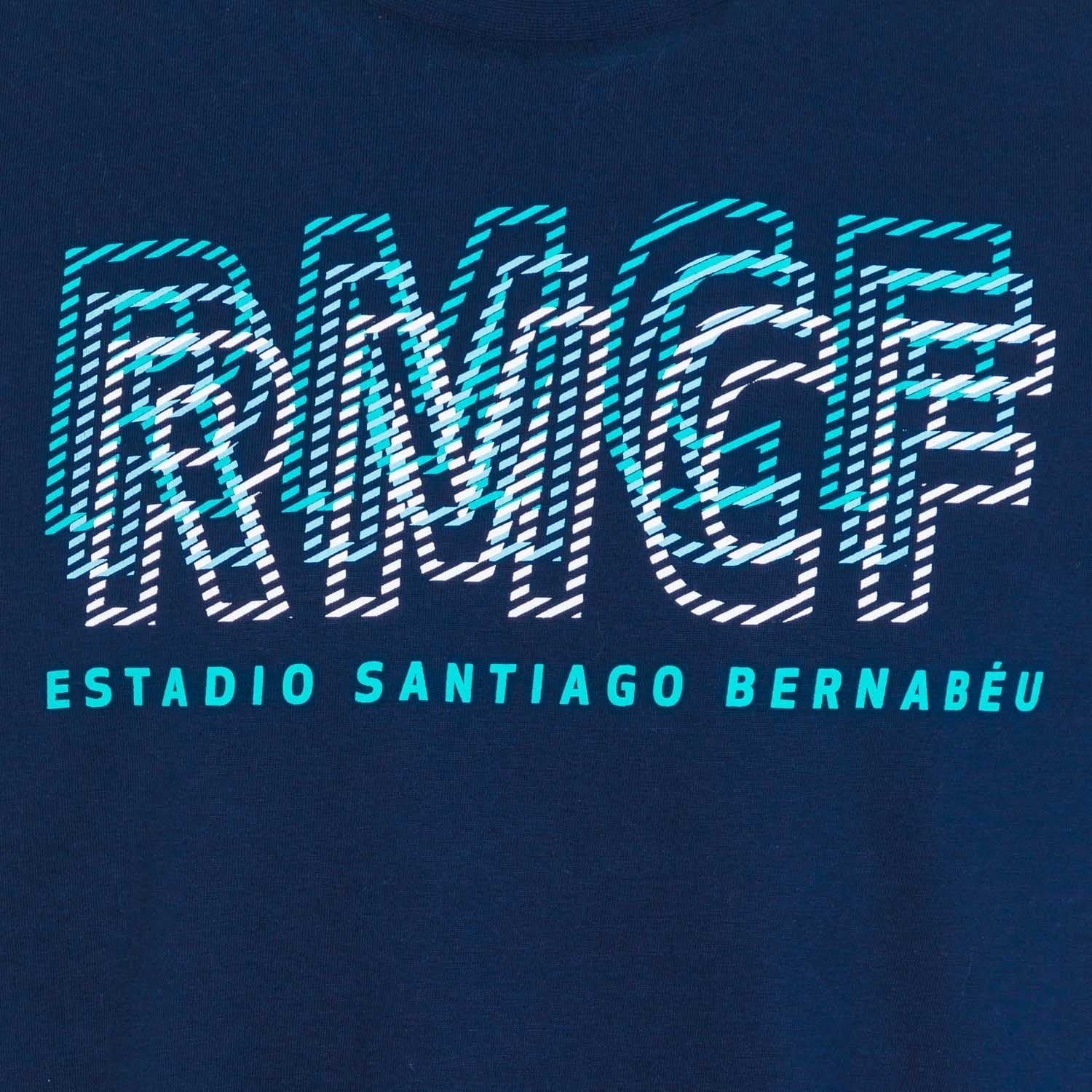 Madrid Sky Mens RMCF Print T-Shirt Navy - Image 4