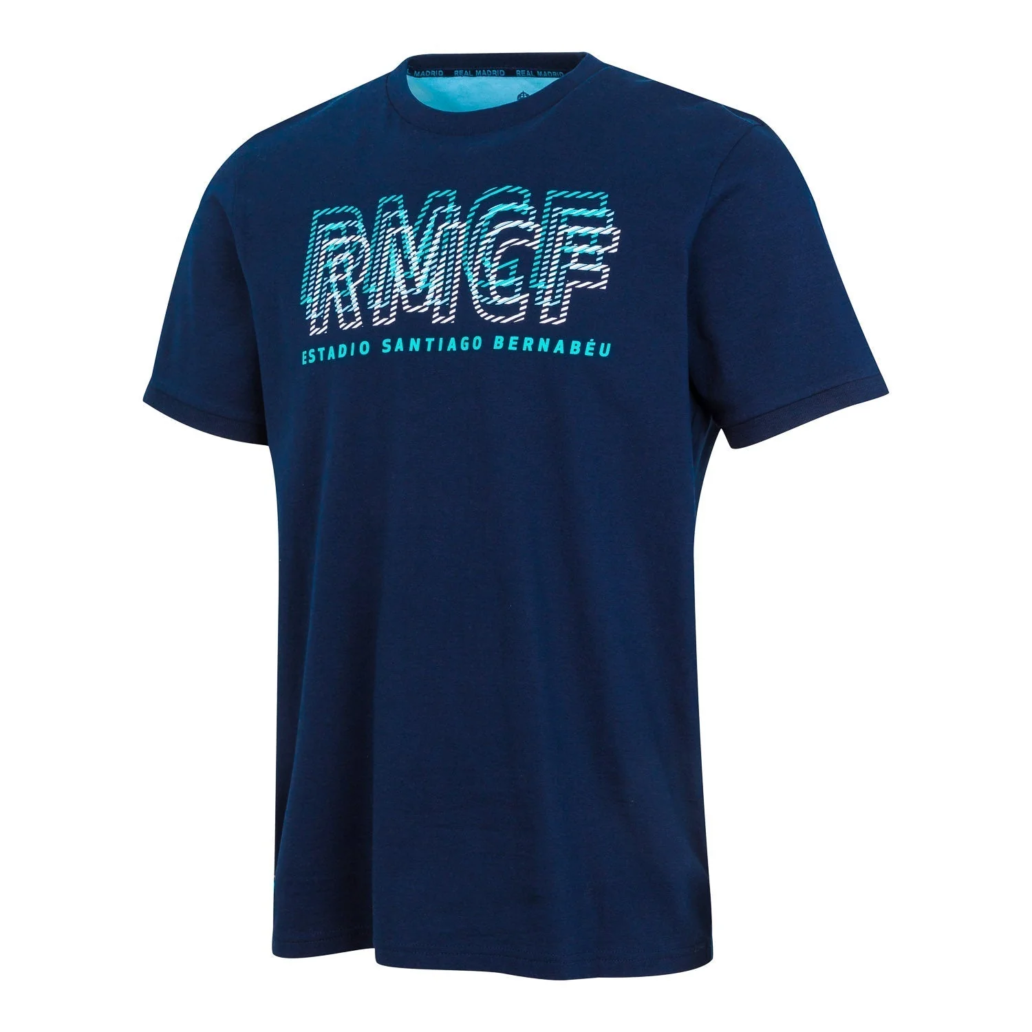 Madrid Sky Mens RMCF Print T-Shirt Navy - Image 5