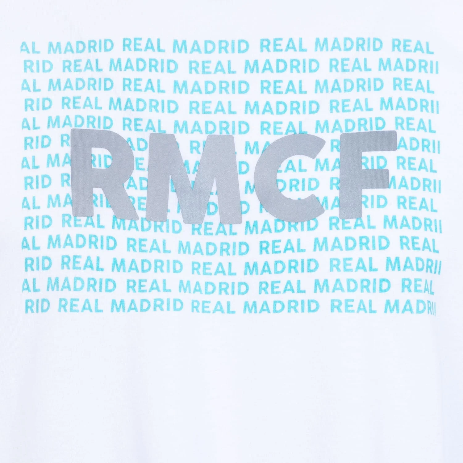 Bernabéu Neon Lights Mens RMCF Print T-Shirt White - Image 3