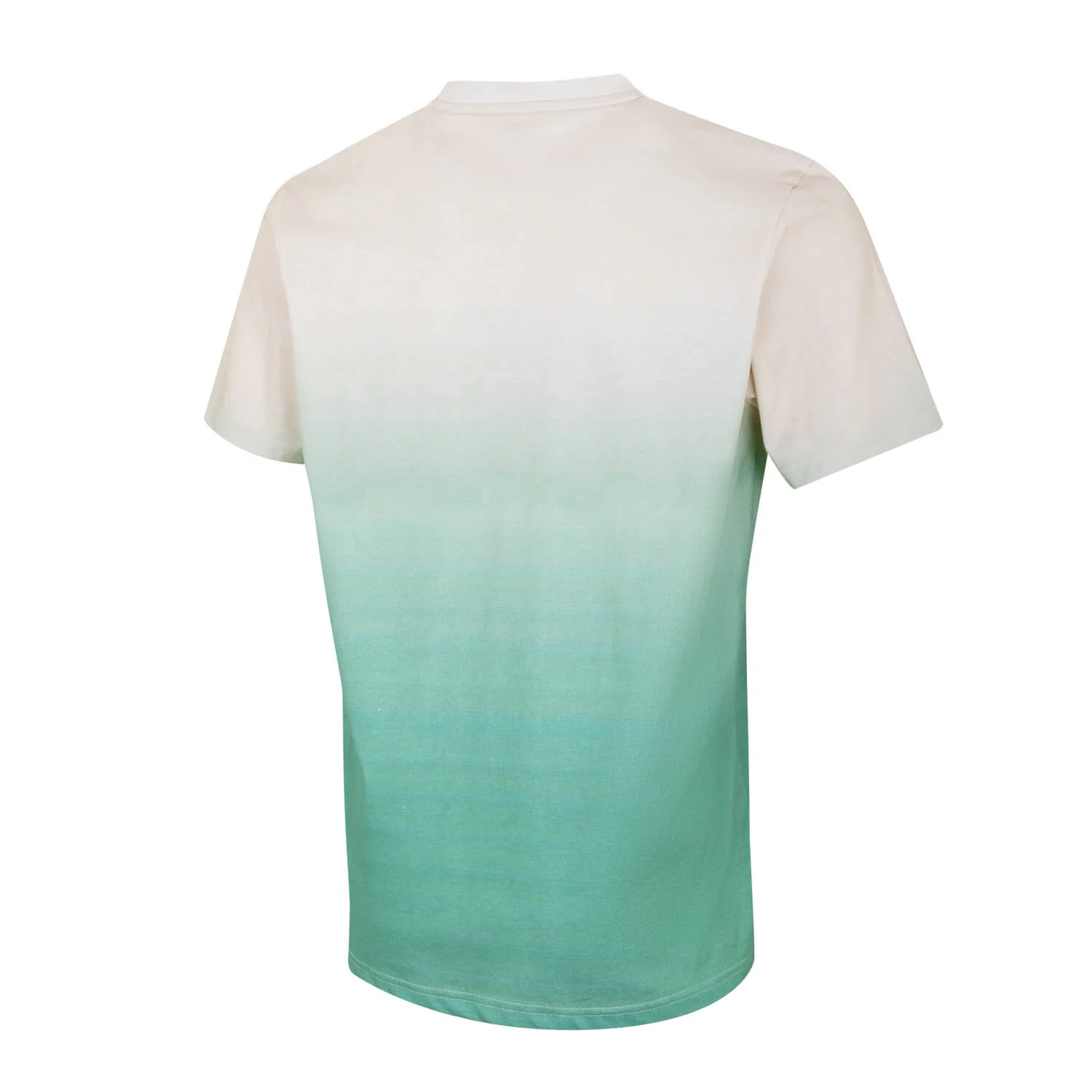 Sunset Festival Mens Ombre Print T-Shirt White - Image 2
