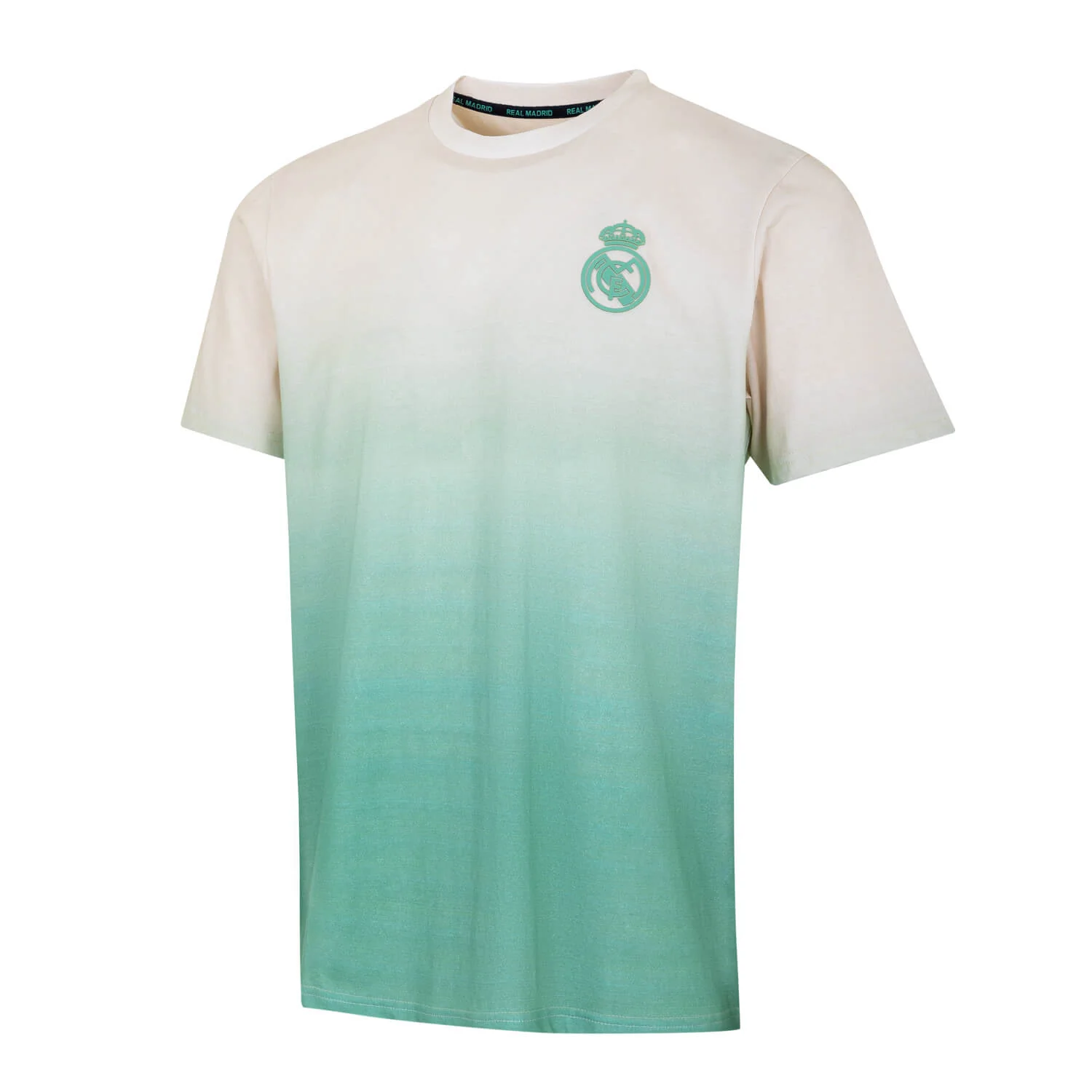 Sunset Festival Mens Ombre Print T-Shirt White - Image 3