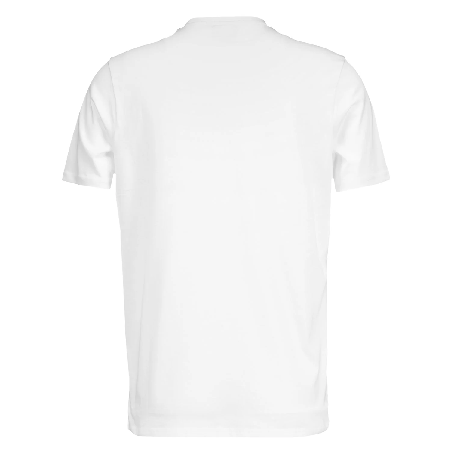 Mens ECO Essentials Real Madrid Color Crest T-Shirt White - Image 2
