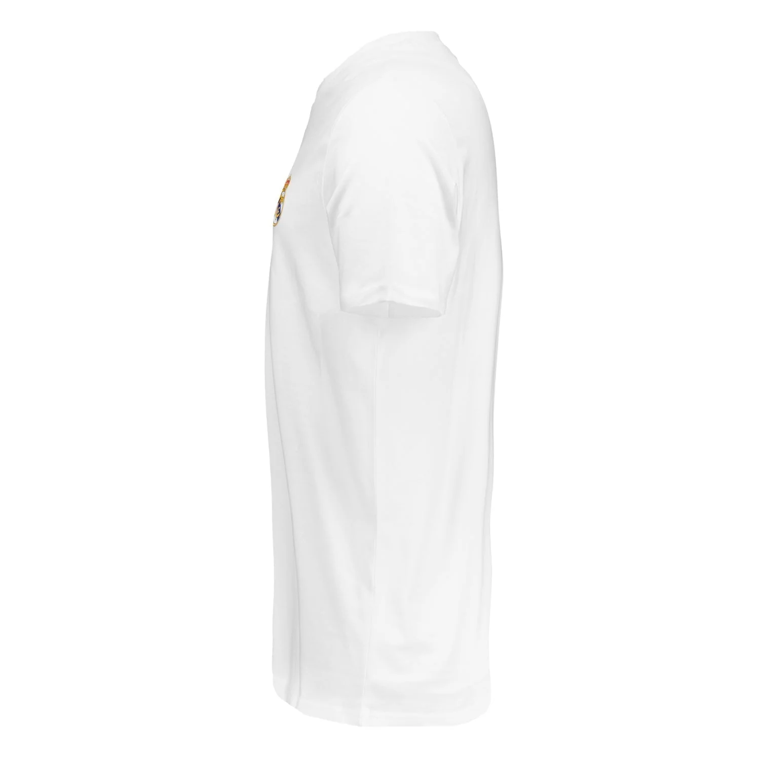 Mens ECO Essentials Real Madrid Color Crest T-Shirt White - Image 4