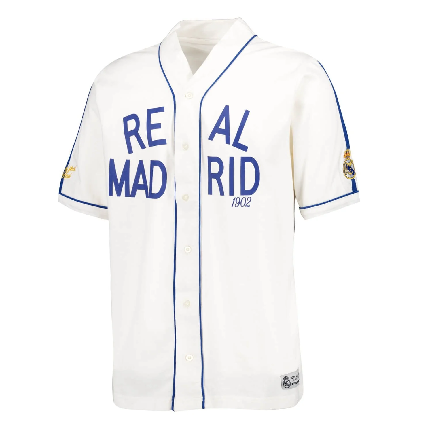 Mens Baseball Shirt Off White Real Madrid - Image 2