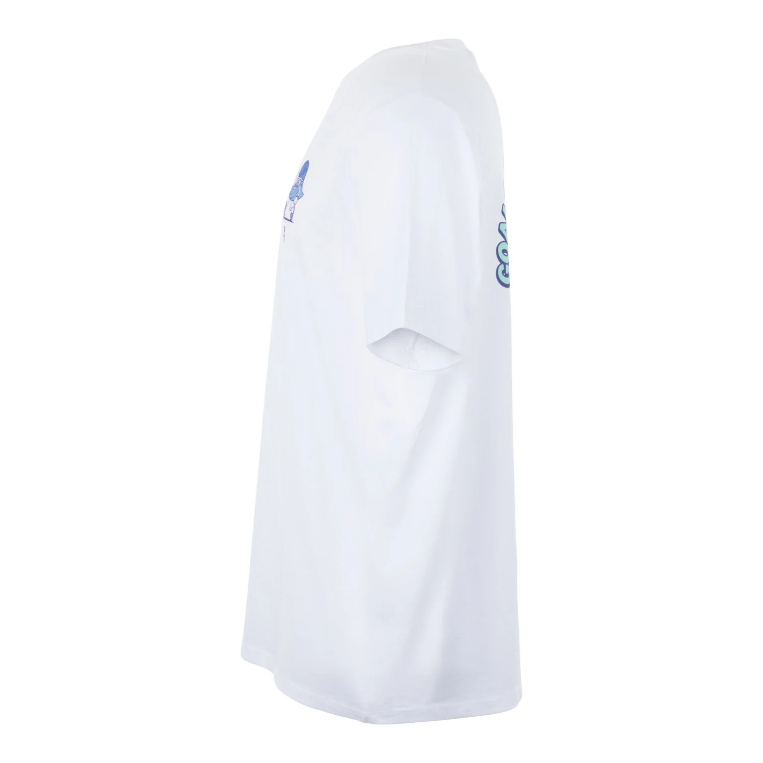 Mens Summer Wave T-Shirt White - Image 5