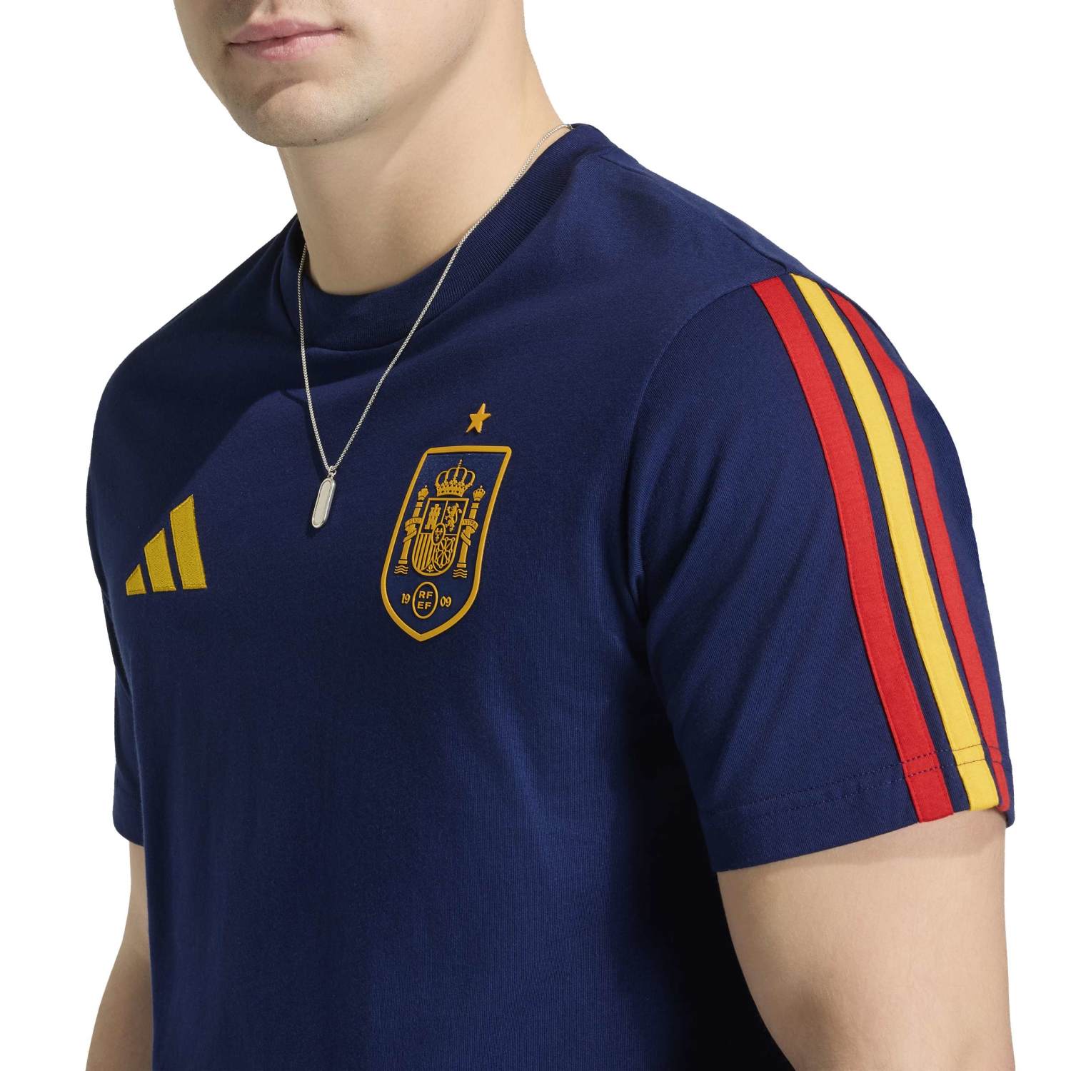 Spain Mens adidas DNA T-Shirt World Cup 2026 - Image 4