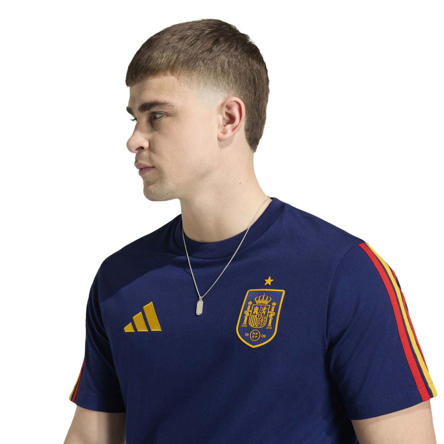 Spain Mens adidas DNA T-Shirt World Cup 2026 - Image 5