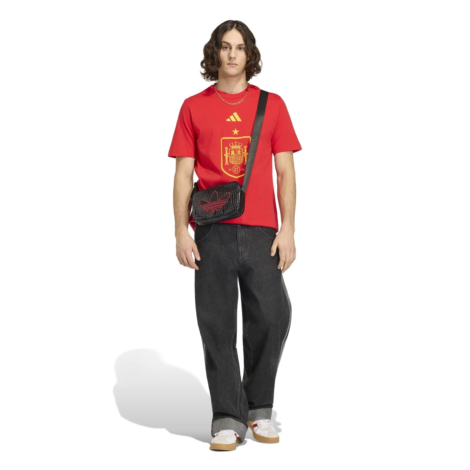 Spain Mens adidas DNA Graphic T-Shirt World Cup 2026 - Image 5