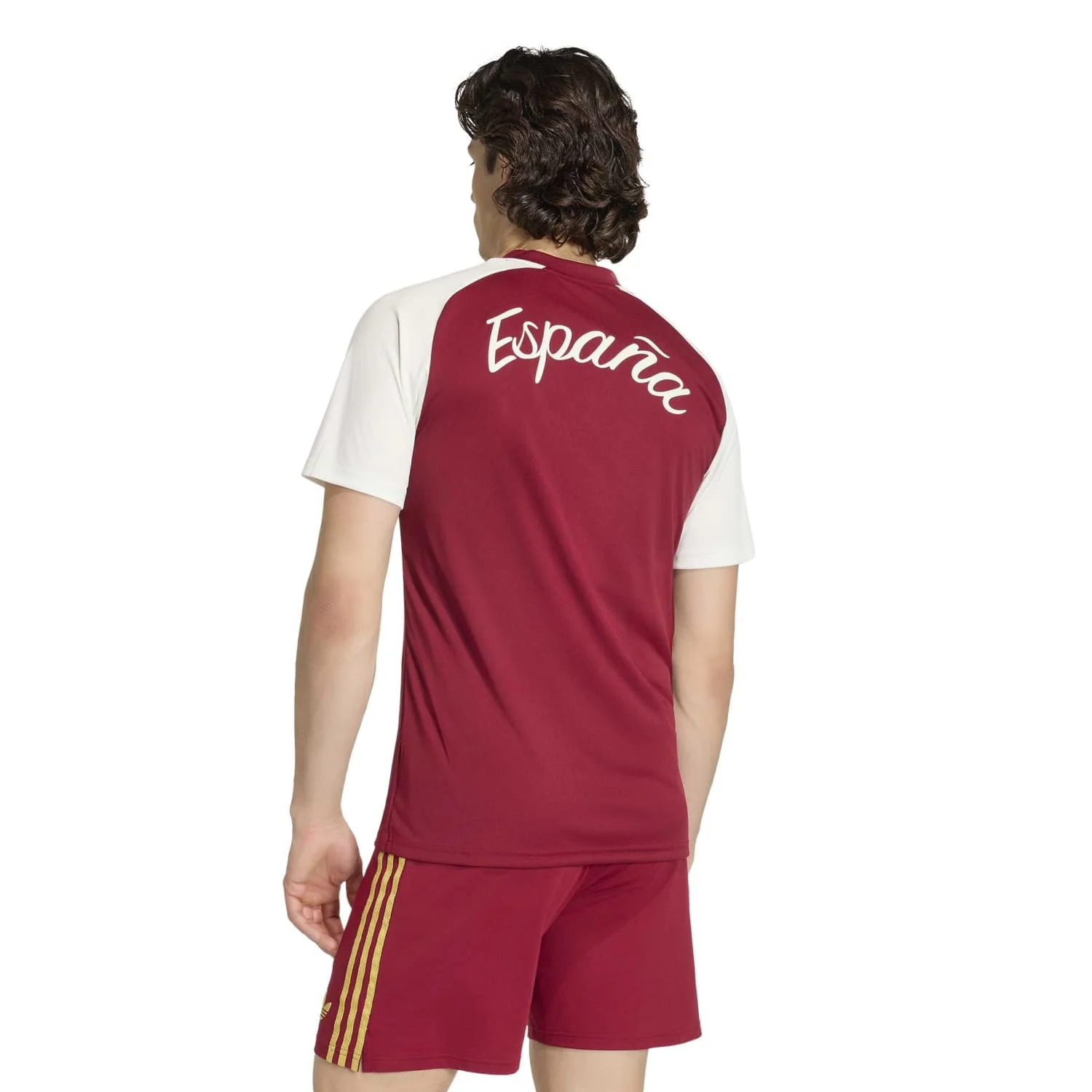 Spain Men adidas Warm-Up Away T-Shirt World Cup 2026 - Image 5